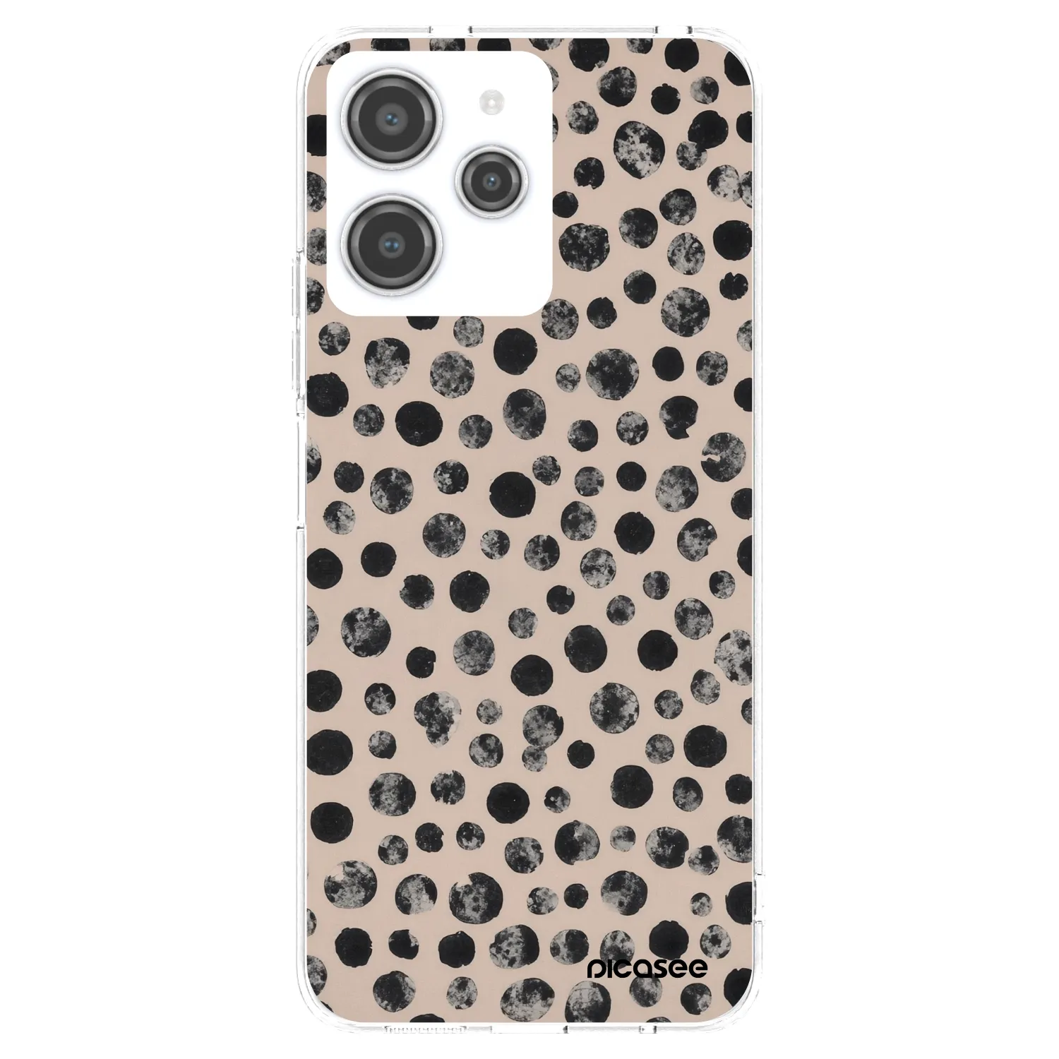 Picasee átlátszó szilikon tok az alábbi mobiltelefonokra Xiaomi Redmi 12 4G - Dots