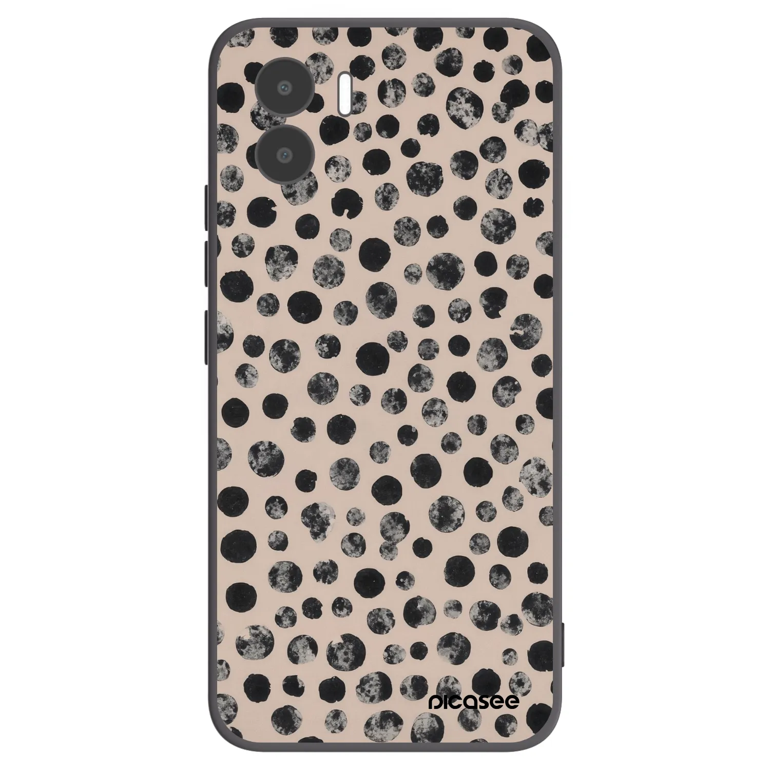 Picasee fekete szilikon tok az alábbi mobiltelefonokra Xiaomi Redmi A2 - Dots