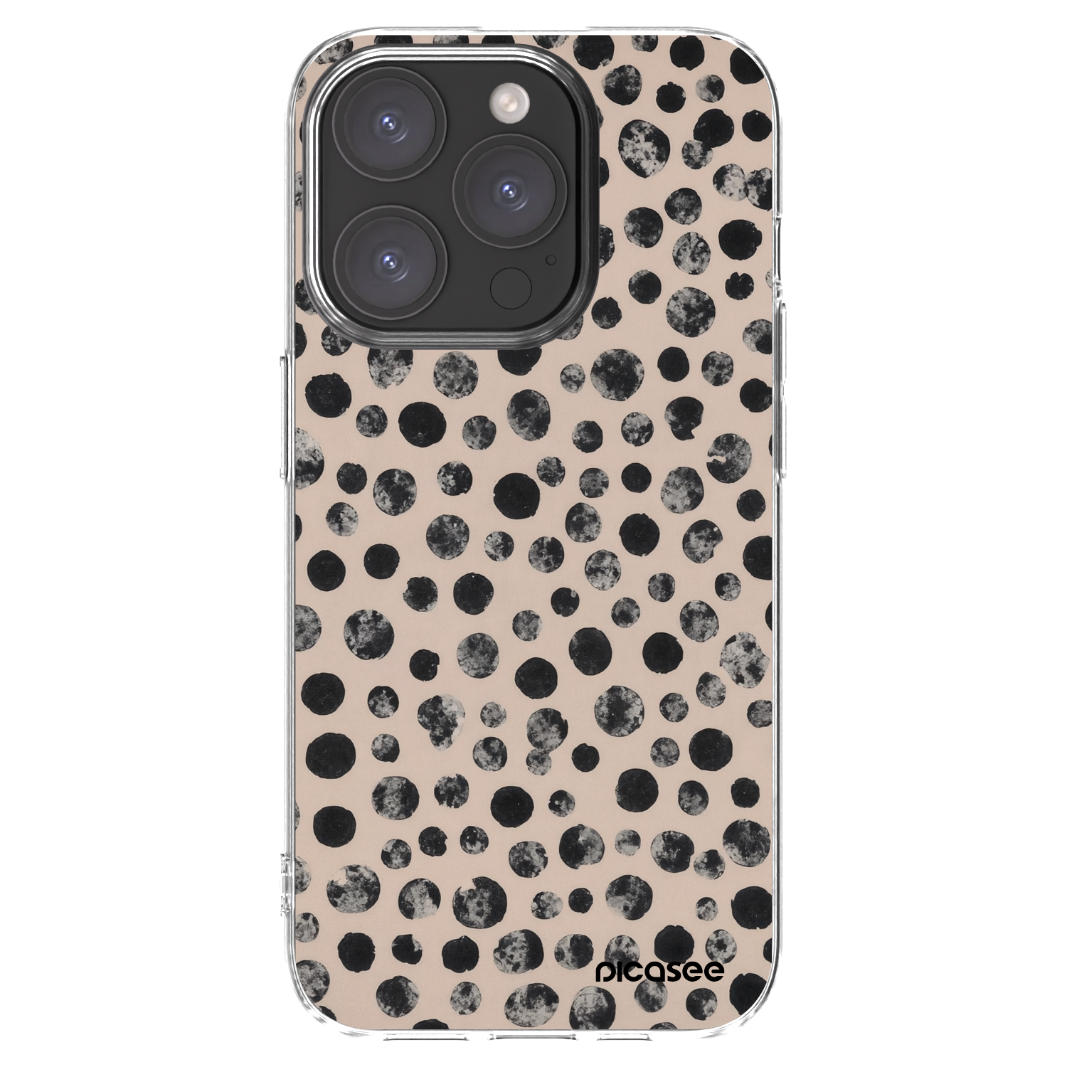 Picasee átlátszó szilikon tok az alábbi mobiltelefonokra Apple iPhone 15 Pro - Dots
