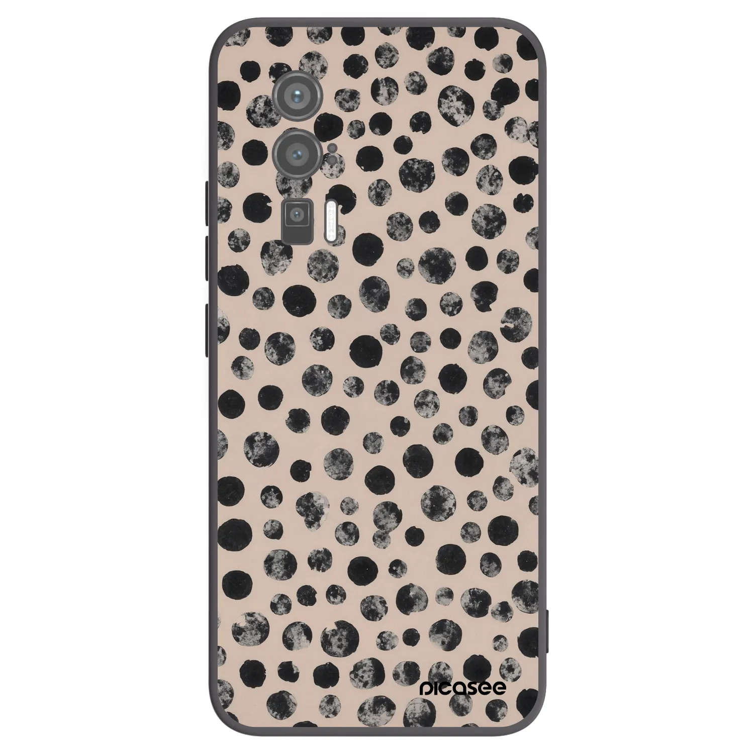 Picasee fekete szilikon tok az alábbi mobiltelefonokra Xiaomi Poco F5 Pro 5G - Dots