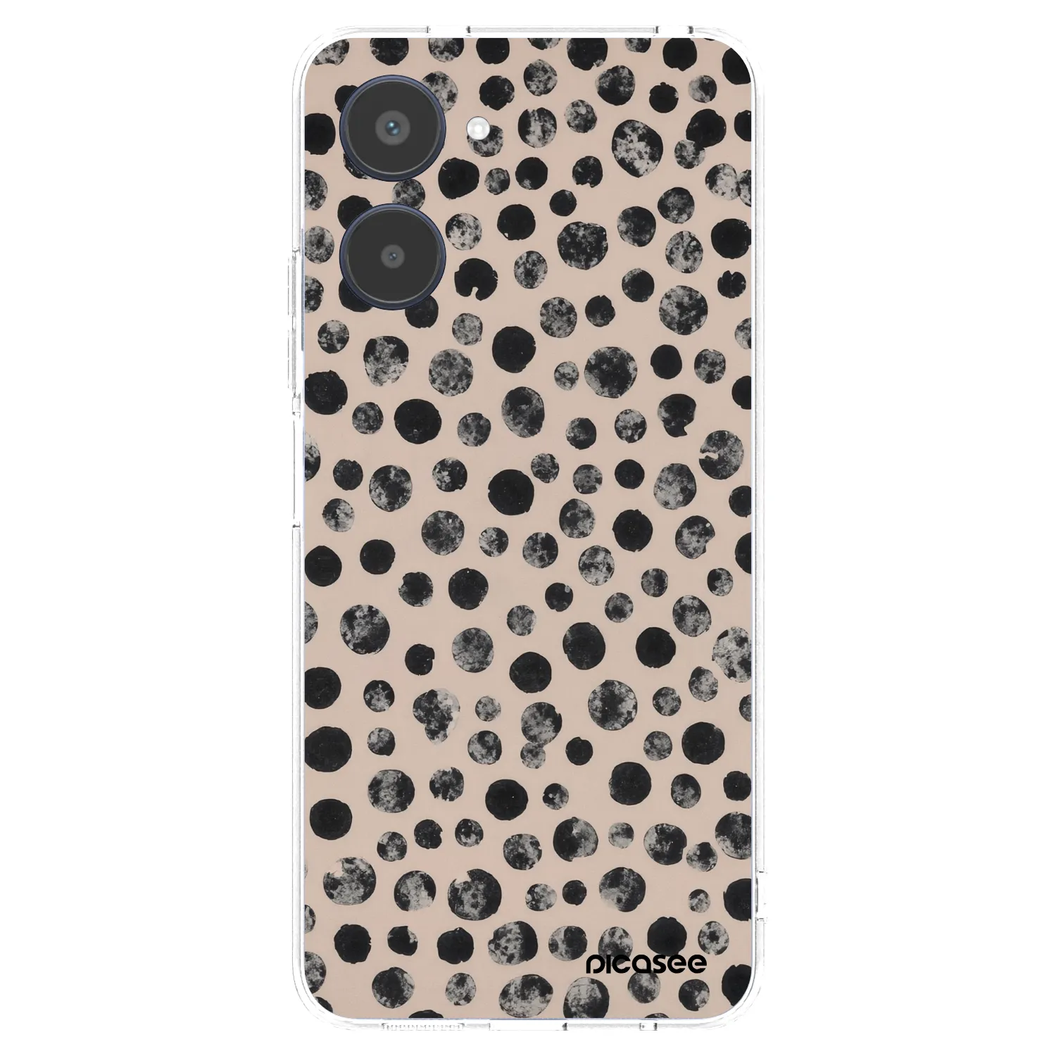 Picasee átlátszó szilikon tok az alábbi mobiltelefonokra Realme 10 4G - Dots