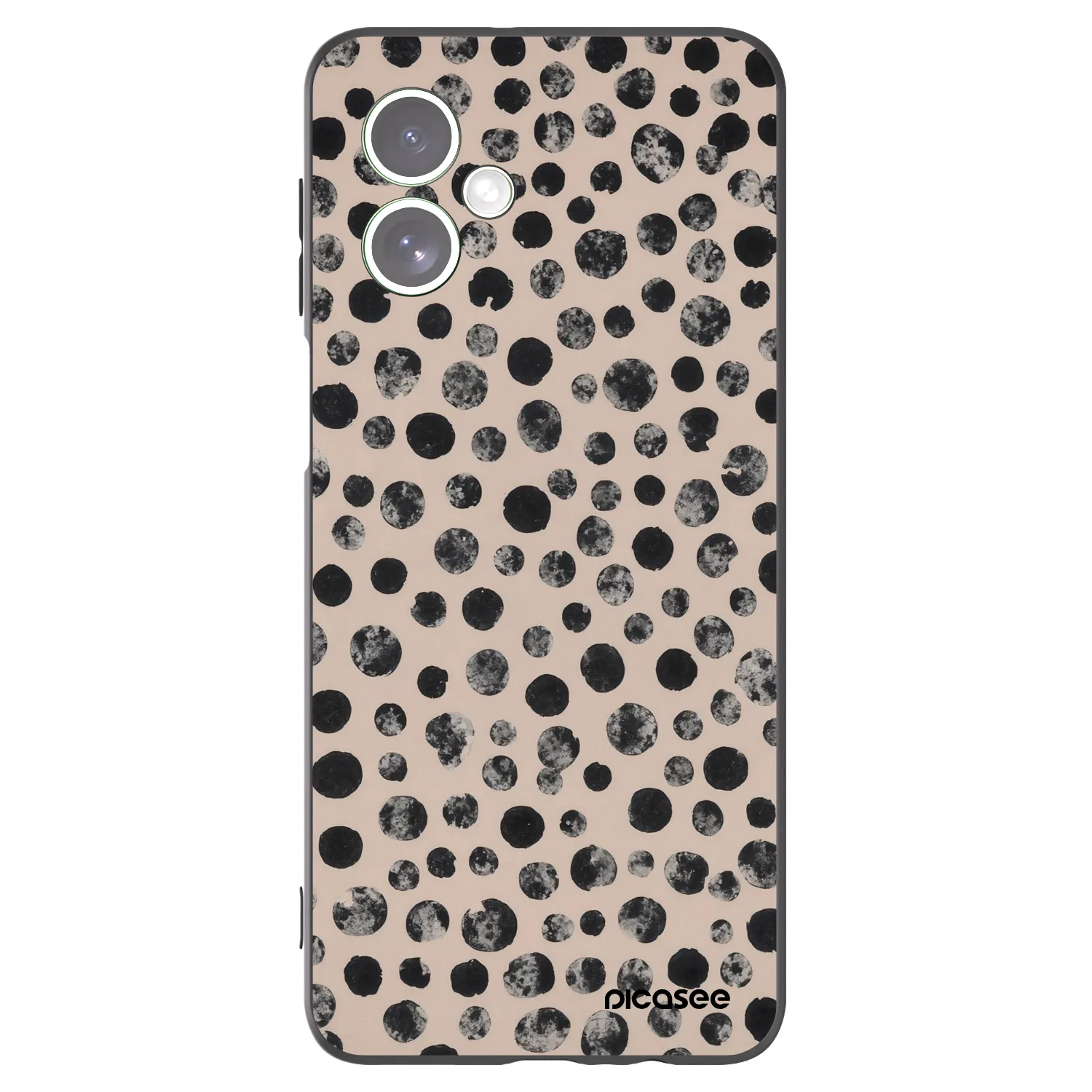Picasee fekete szilikon tok az alábbi mobiltelefonokra Motorola Moto G54 5G - Dots