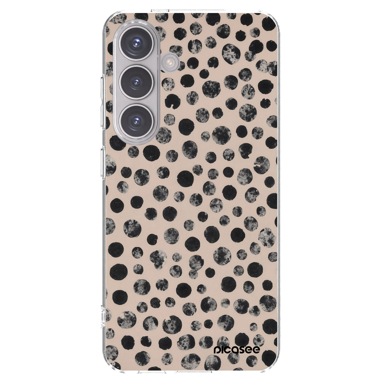 Picasee átlátszó szilikon tok az alábbi mobiltelefonokra Samsung Galaxy S24 S921B 5G - Dots