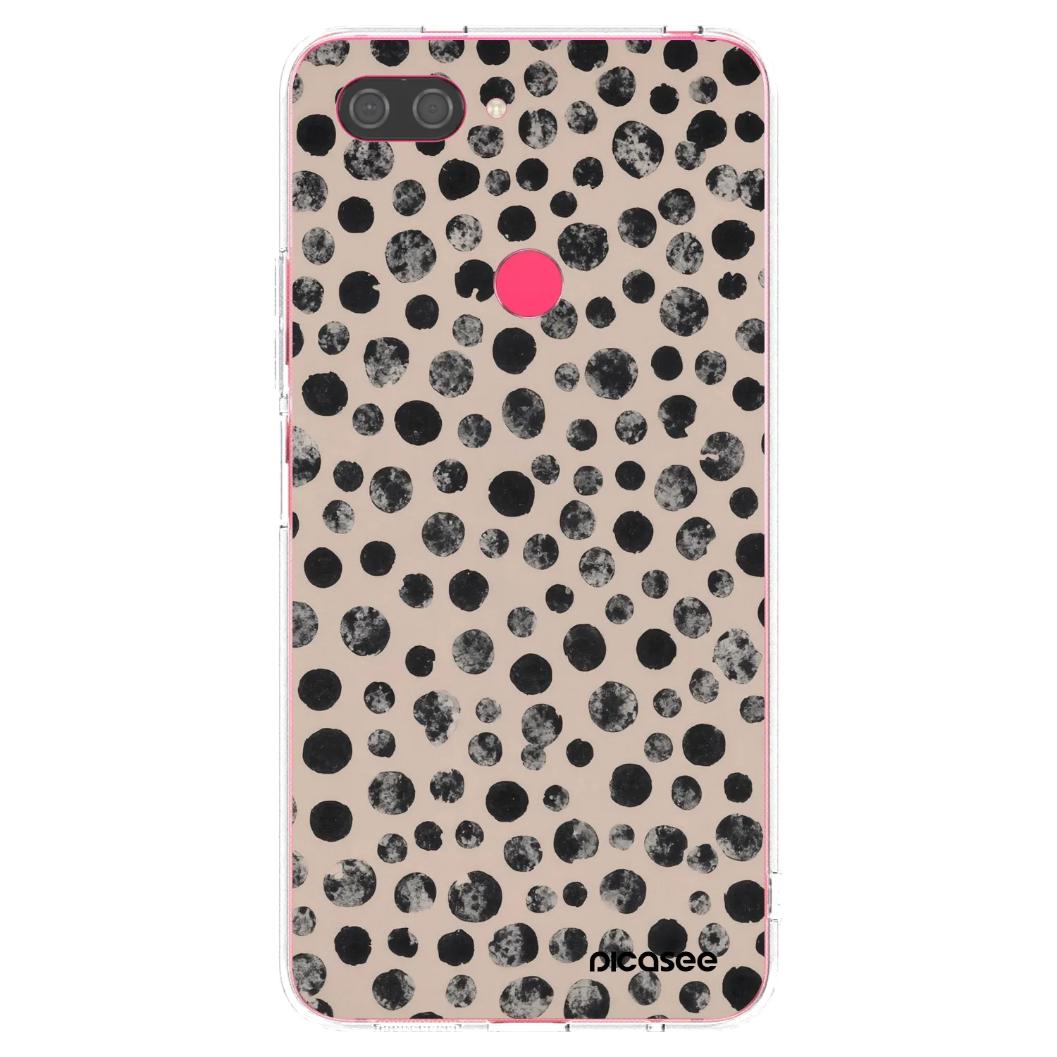 Picasee átlátszó szilikon tok az alábbi mobiltelefonokra Xiaomi Mi 8 Lite - Dots