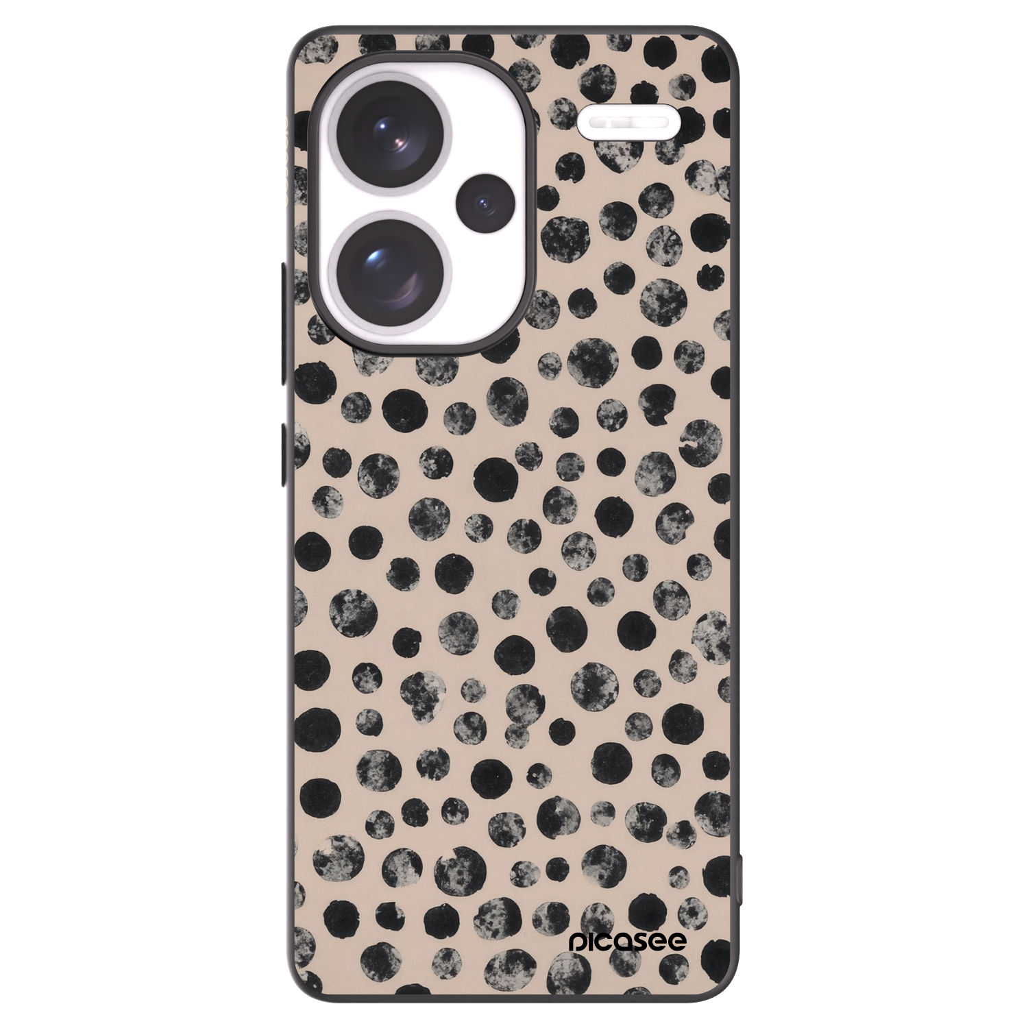 Picasee fekete szilikon tok az alábbi mobiltelefonokra Xiaomi Redmi Note 13 Pro+ 5G - Dots