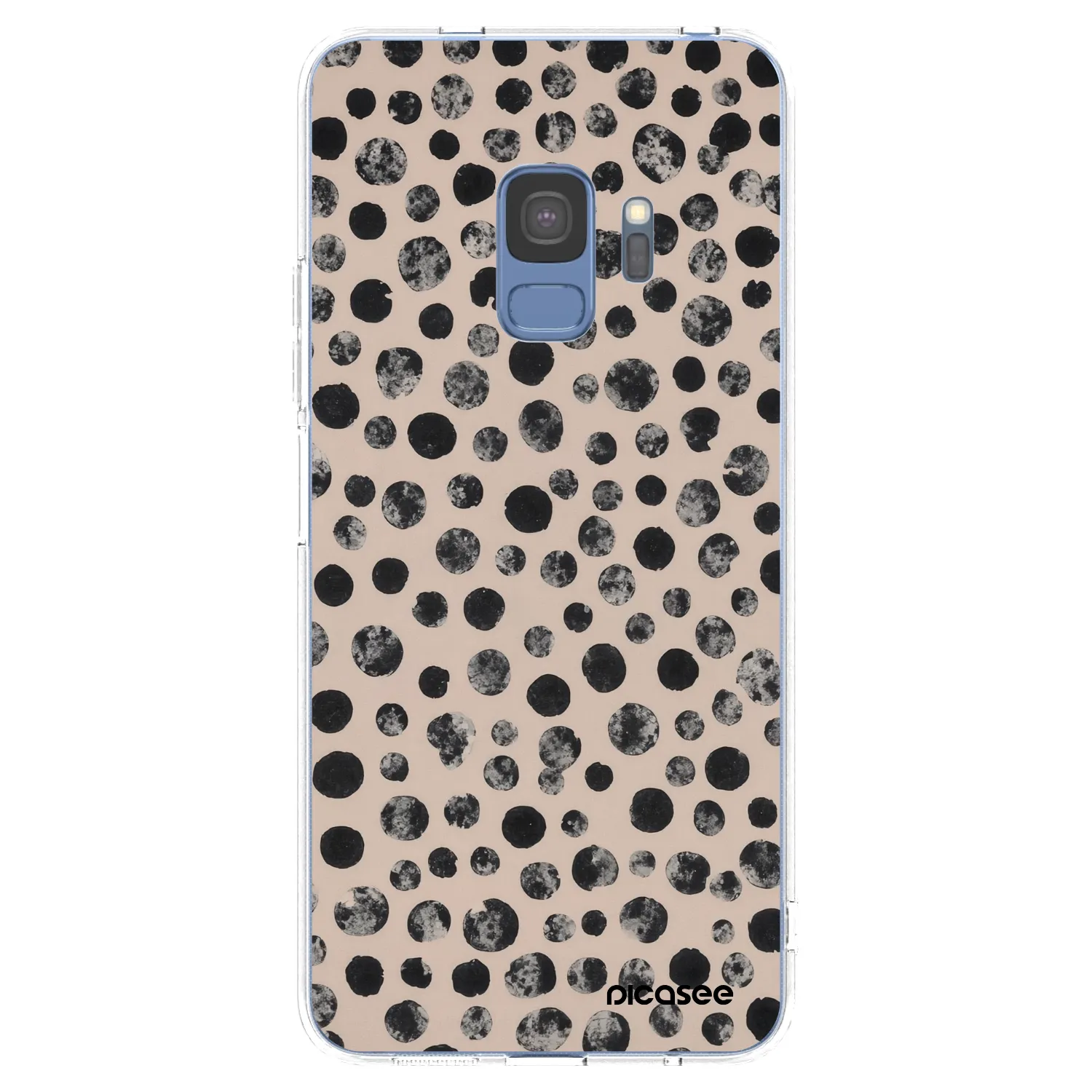 Picasee átlátszó szilikon tok az alábbi mobiltelefonokra Samsung Galaxy S9 G960F - Dots