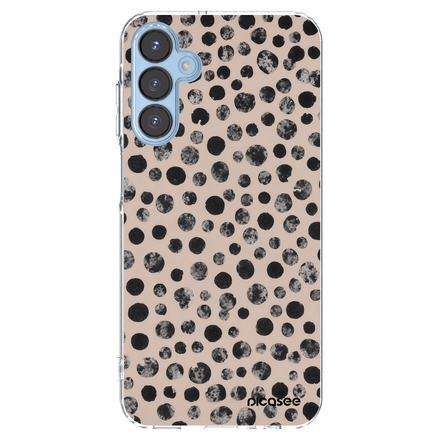 Picasee átlátszó szilikon tok az alábbi mobiltelefonokra Samsung Galaxy A15 A156B 5G - Dots