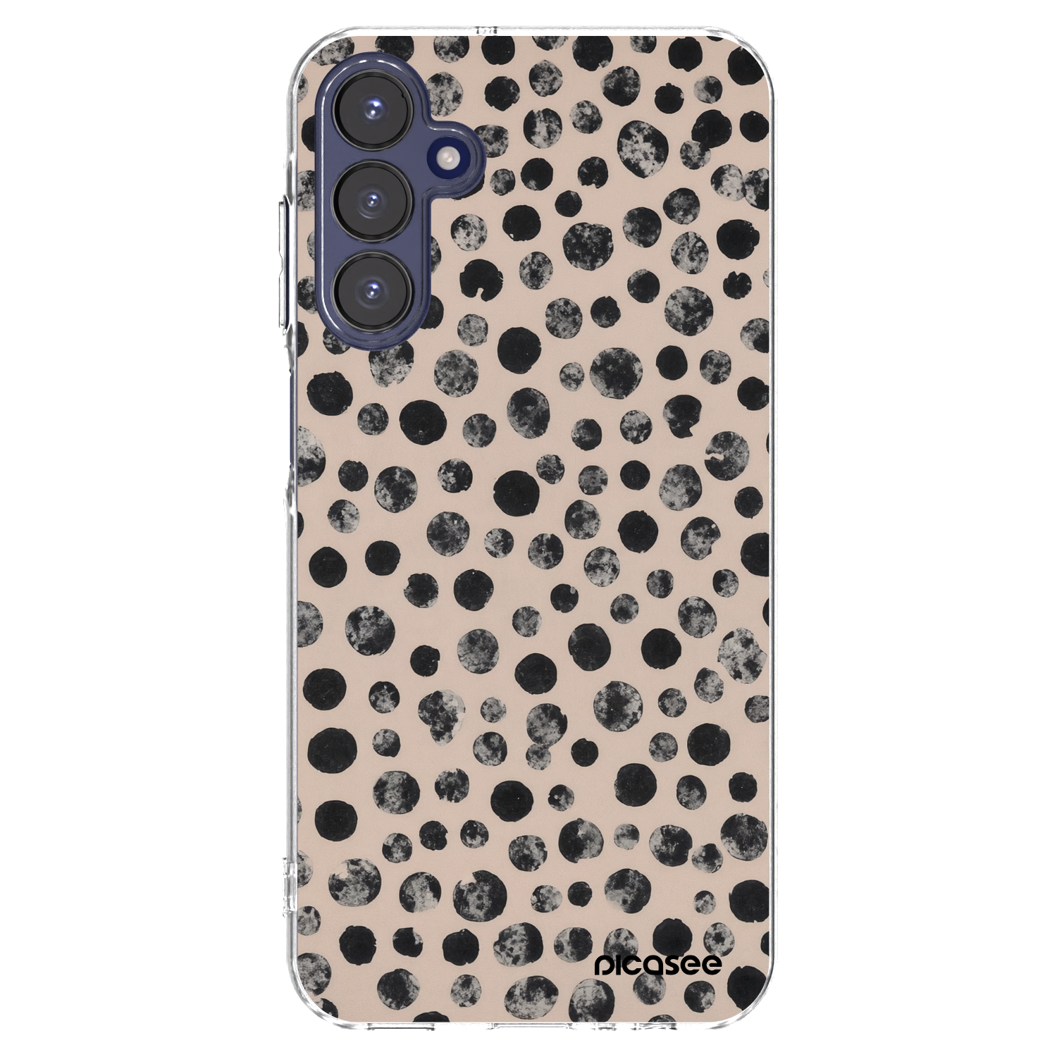 Picasee átlátszó szilikon tok az alábbi mobiltelefonokra Samsung Galaxy A15 A155F 4G - Dots