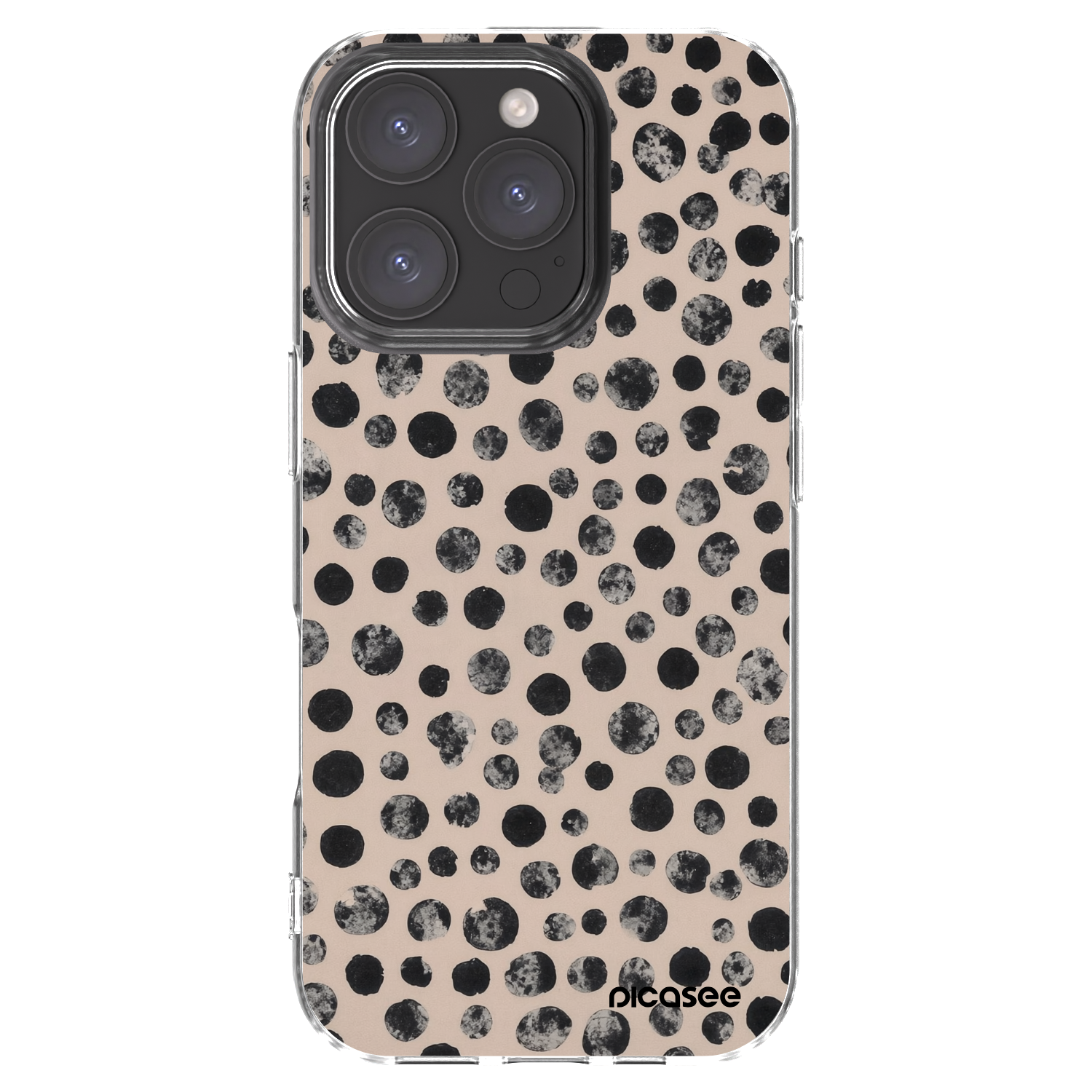 Picasee átlátszó szilikon tok az alábbi mobiltelefonokra Apple iPhone 16 Pro - Dots