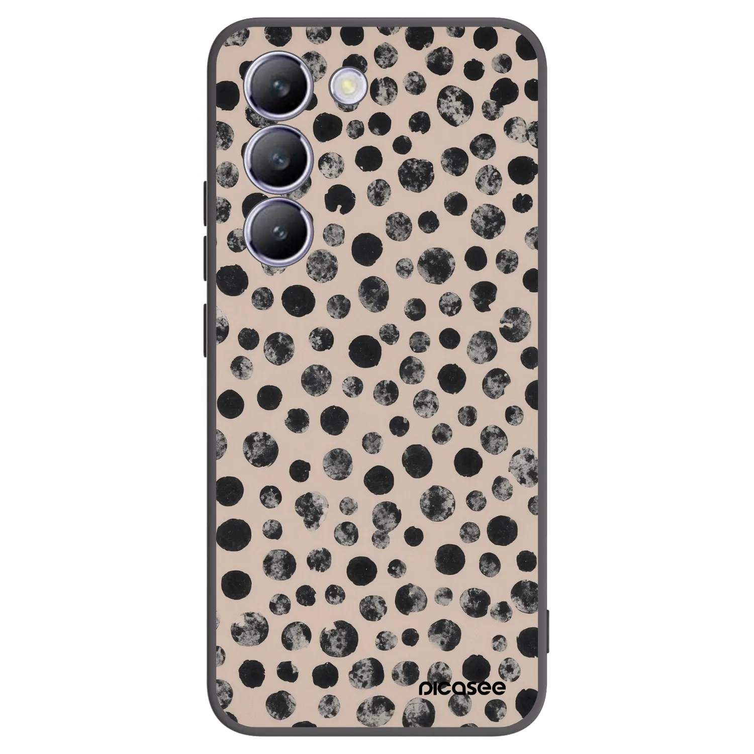 Picasee fekete szilikon tok az alábbi mobiltelefonokra Vivo V40 SE 5G - Dots