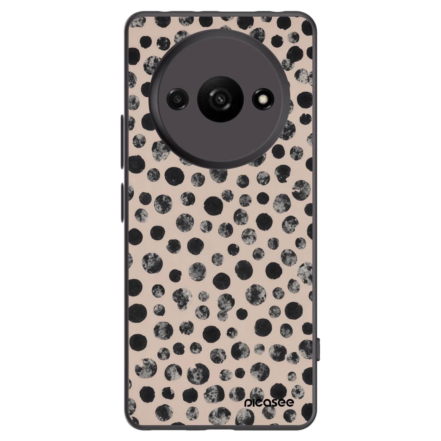 Picasee fekete szilikon tok az alábbi mobiltelefonokra Xiaomi Redmi A3 - Dots