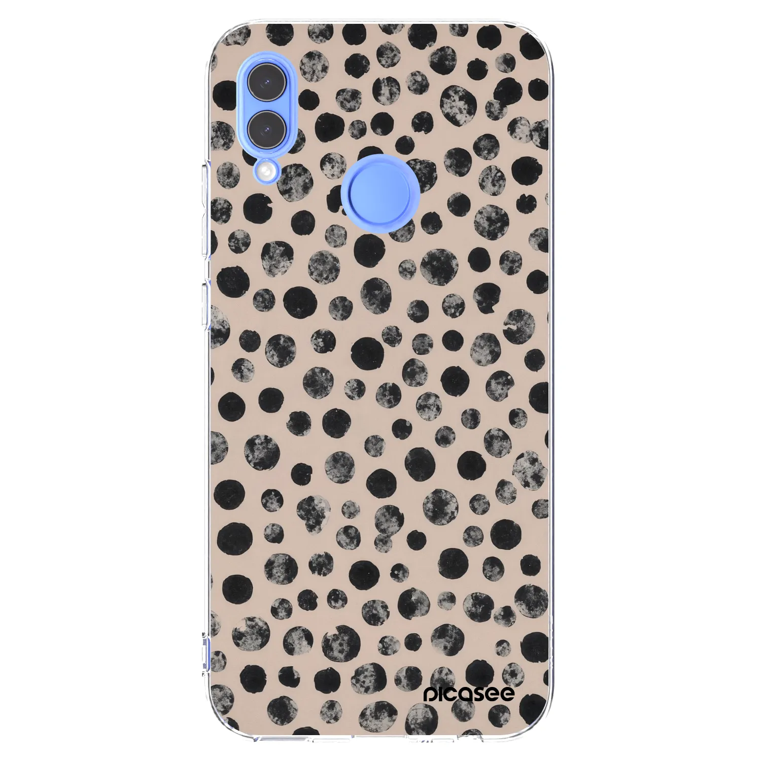 Picasee átlátszó szilikon tok az alábbi mobiltelefonokra Huawei P Smart 2019 - Dots