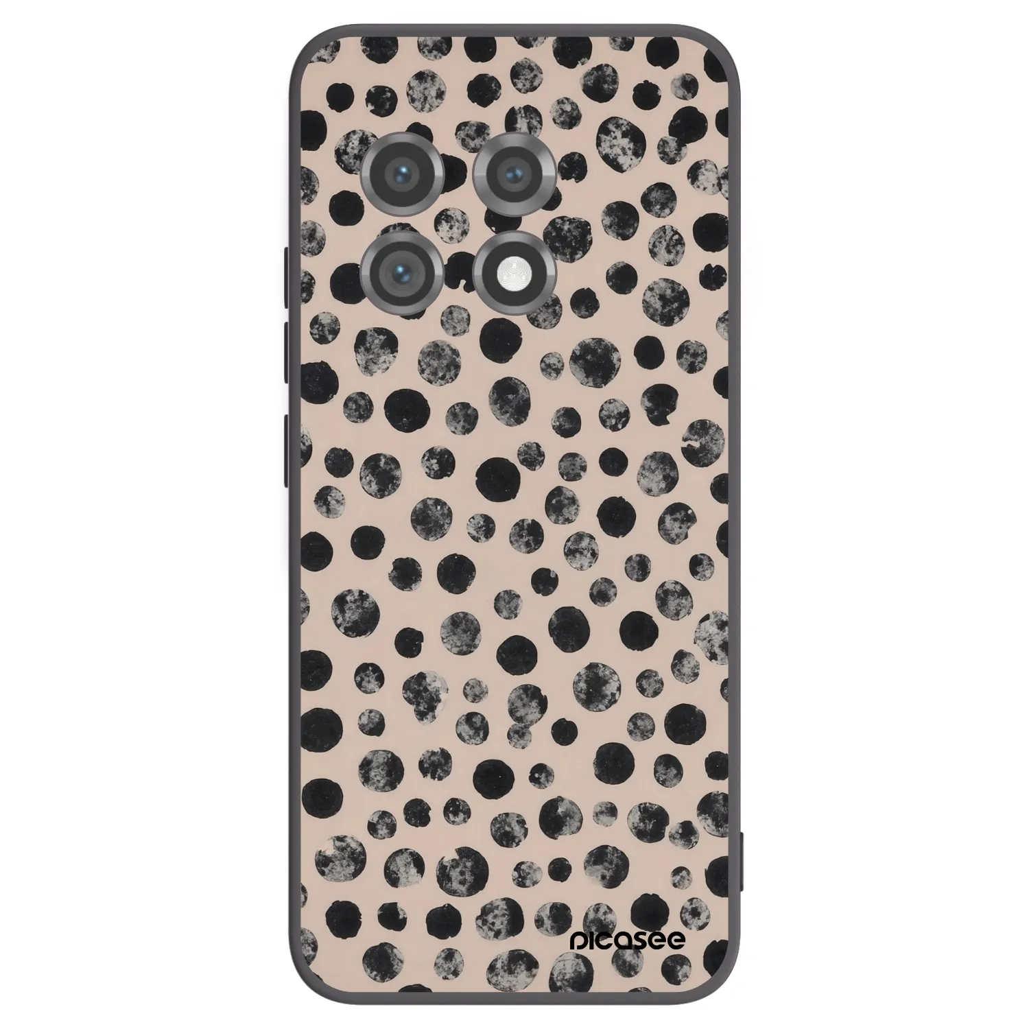 Picasee fekete szilikon tok az alábbi mobiltelefonokra OnePlus 11 5G - Dots