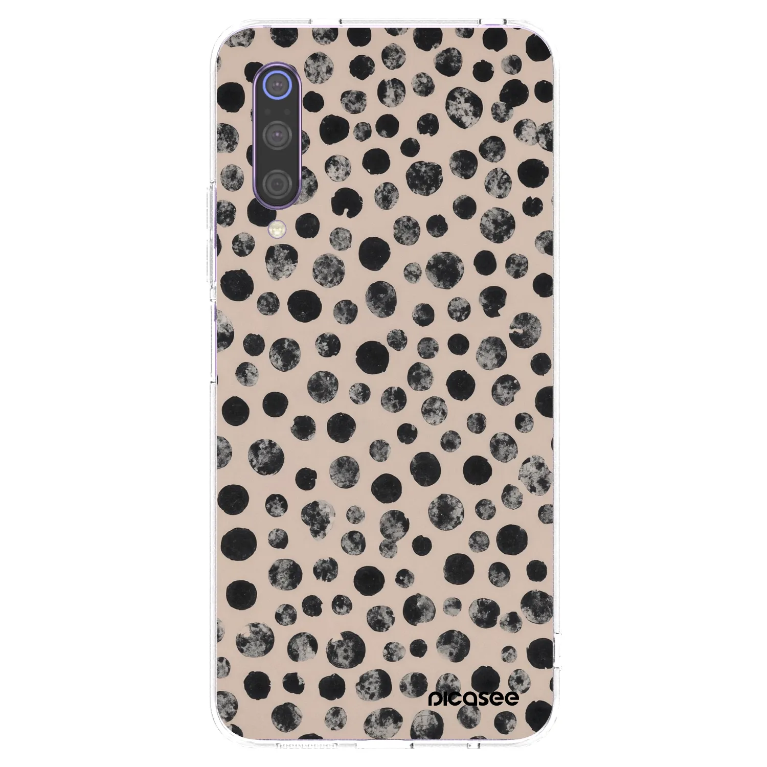 Picasee átlátszó szilikon tok az alábbi mobiltelefonokra Xiaomi Mi 9 - Dots