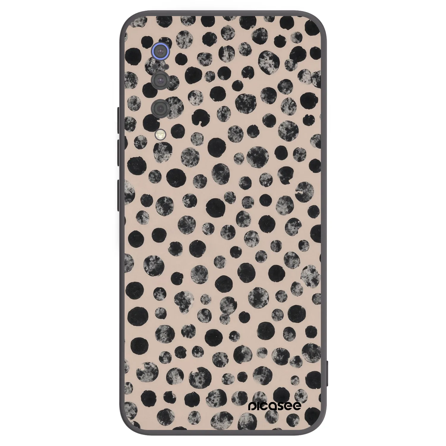 Picasee fekete szilikon tok az alábbi mobiltelefonokra Xiaomi Mi 9 - Dots