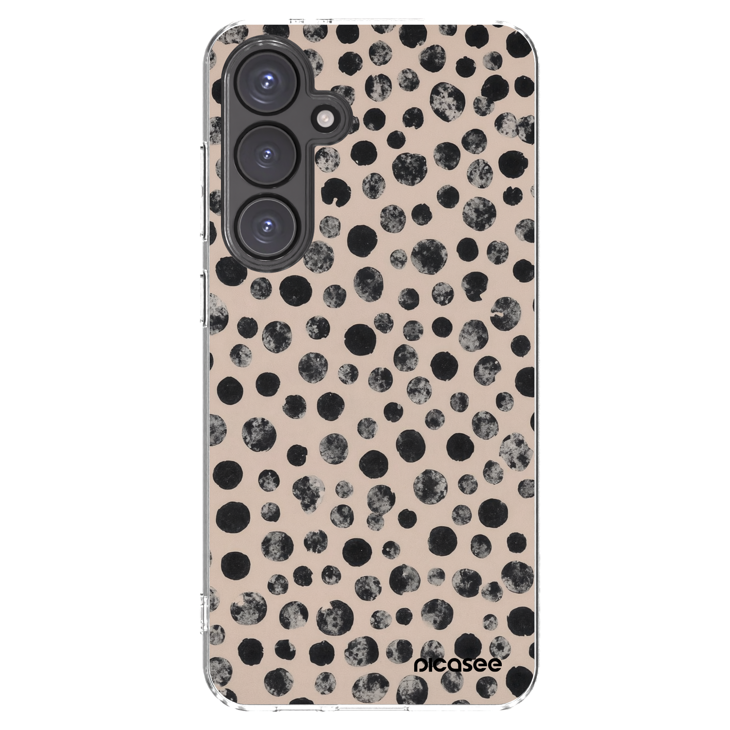 Picasee átlátszó szilikon tok az alábbi mobiltelefonokra Samsung Galaxy S24 FE S721B - Dots