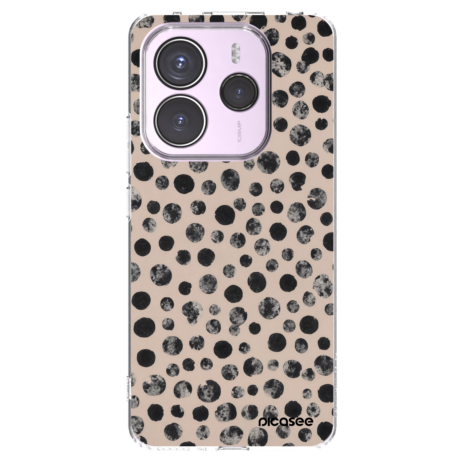 Picasee átlátszó szilikon tok az alábbi mobiltelefonokra Xiaomi Redmi Note 14 5G - Dots