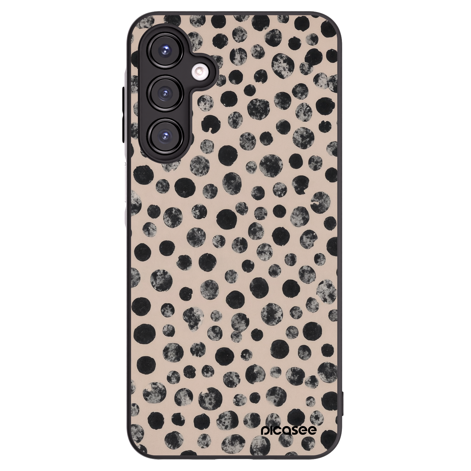 Picasee fekete szilikon tok az alábbi mobiltelefonokra Samsung Galaxy A16 5G - Dots