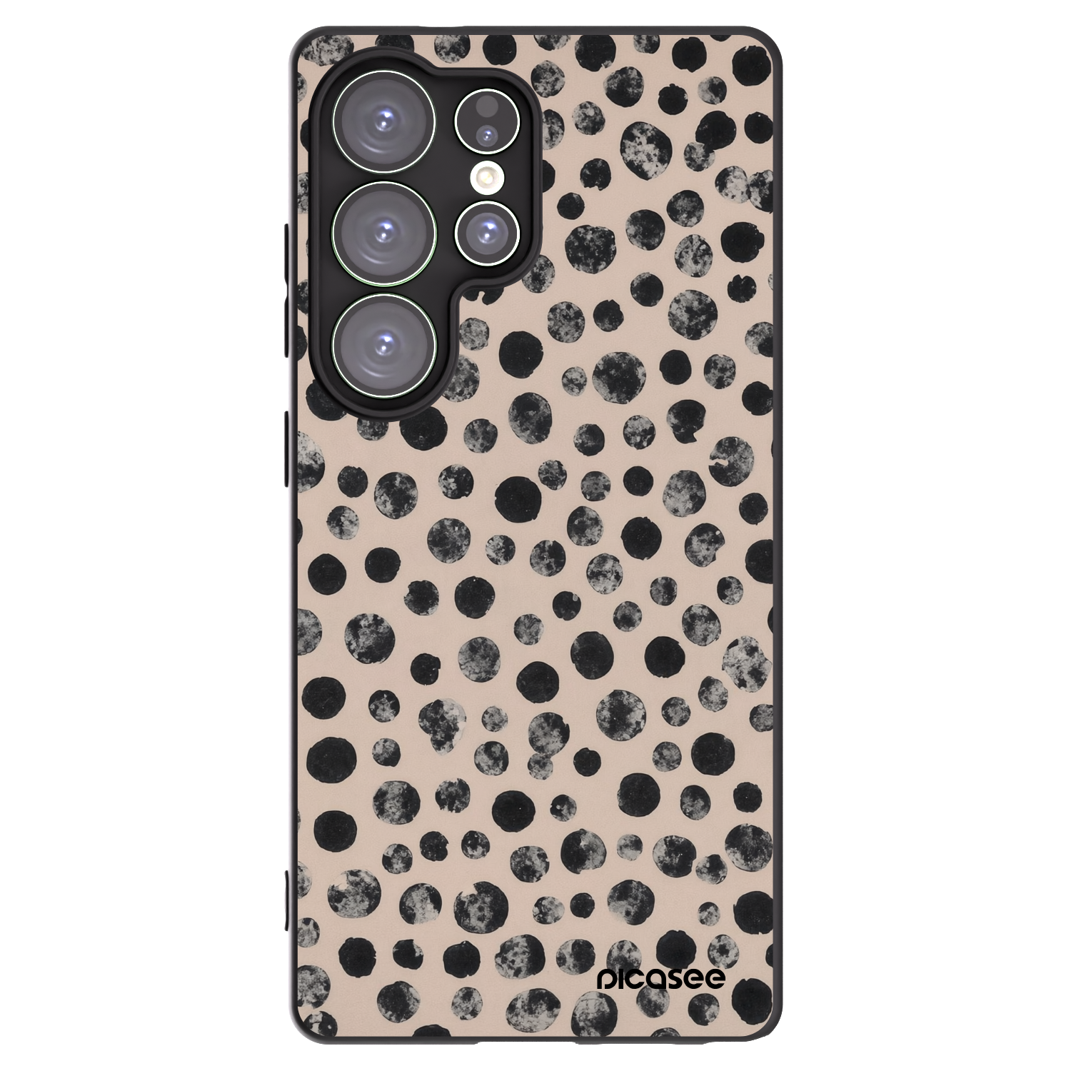Picasee fekete szilikon tok az alábbi mobiltelefonokra Samsung Galaxy S25 Ultra 5G - Dots
