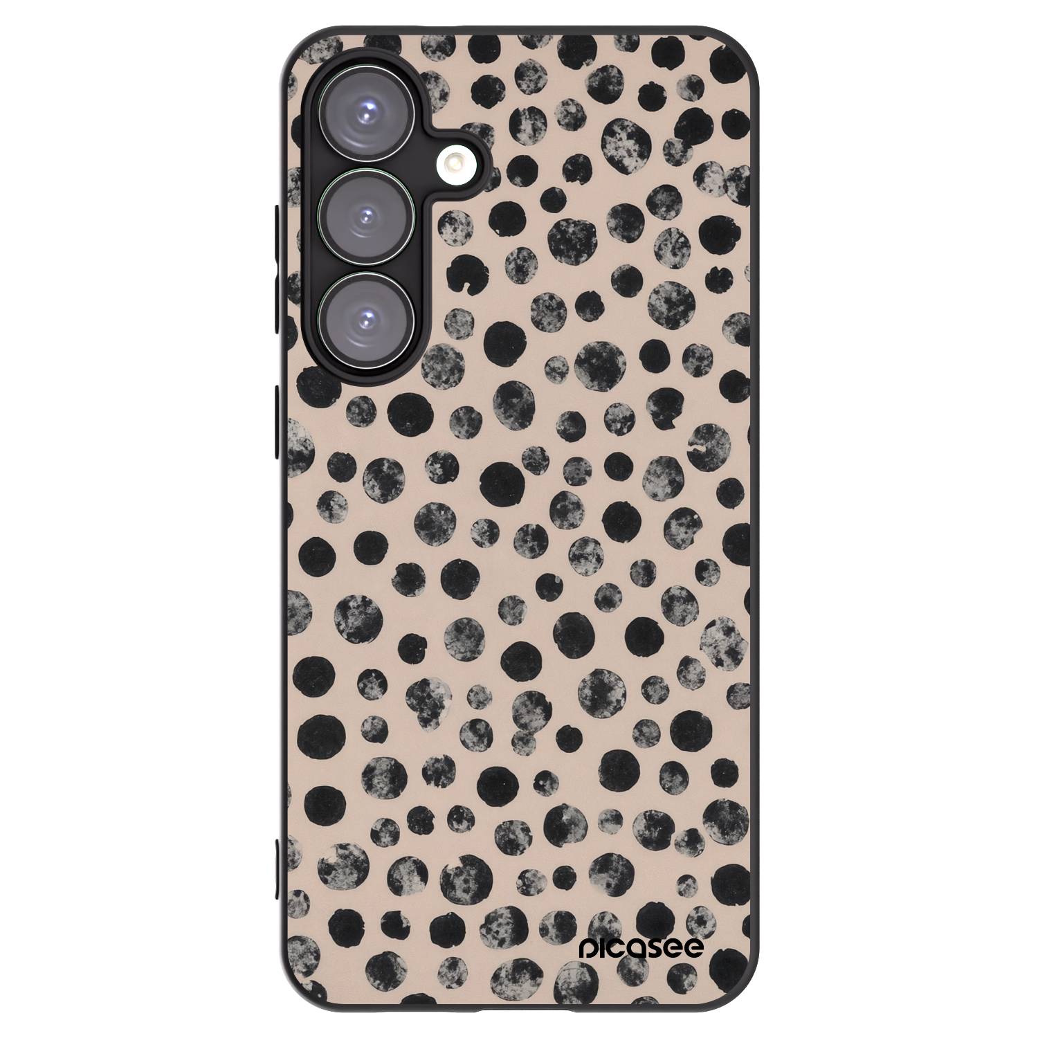 Picasee fekete szilikon tok az alábbi mobiltelefonokra Samsung Galaxy S25+ 5G - Dots