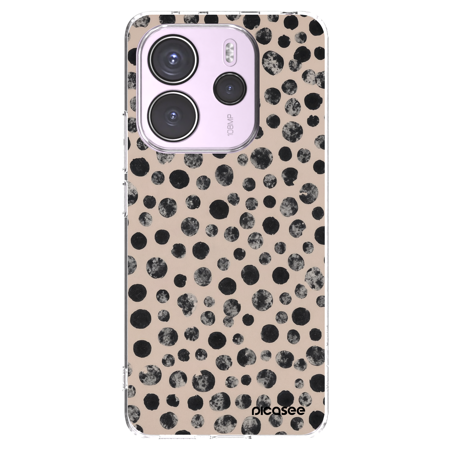 Picasee átlátszó szilikon tok az alábbi mobiltelefonokra Xiaomi Redmi Note 14 4G - Dots