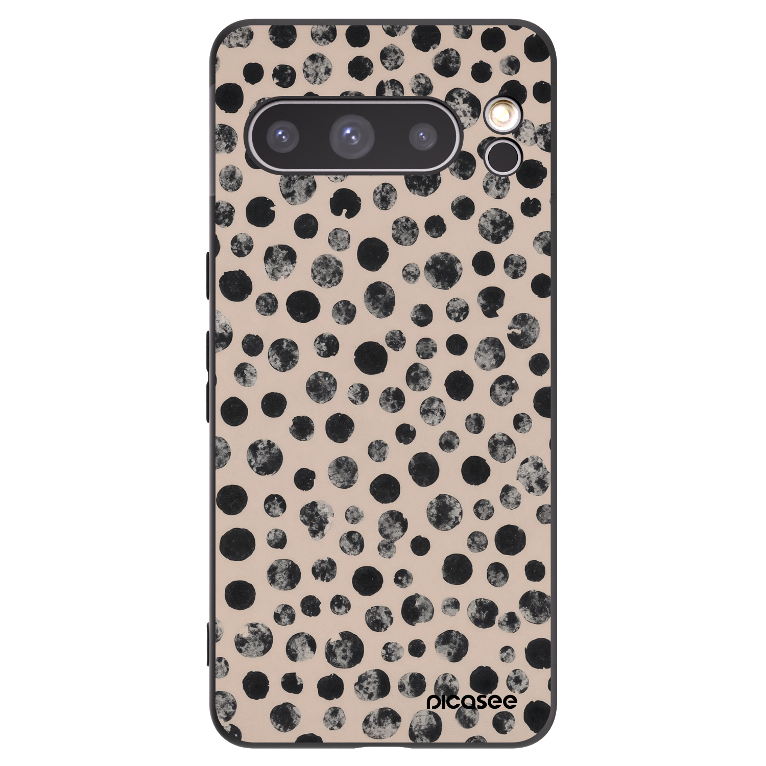 Picasee fekete szilikon tok az alábbi mobiltelefonokra Google Pixel 8 Pro - Dots
