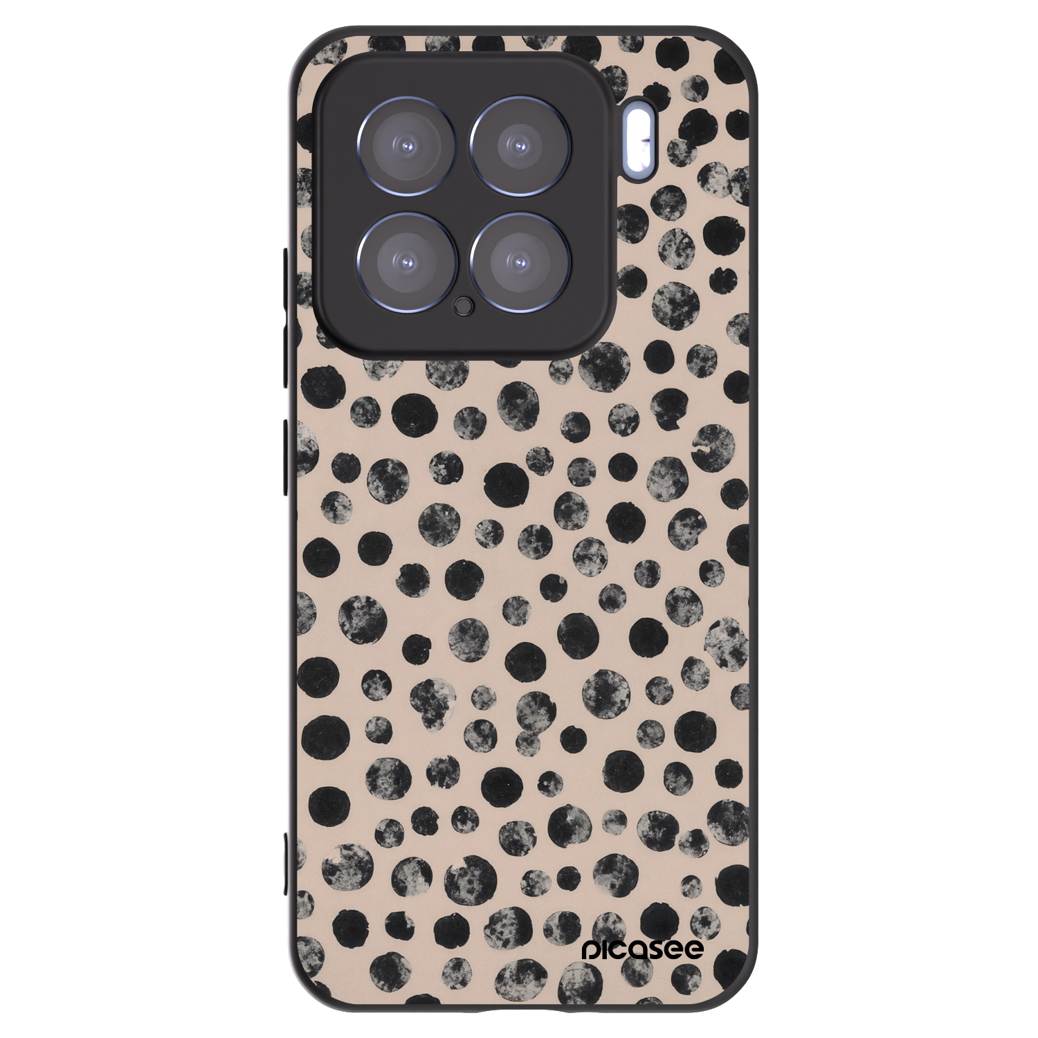 Picasee fekete szilikon tok az alábbi mobiltelefonokra Xiaomi 15 - Dots