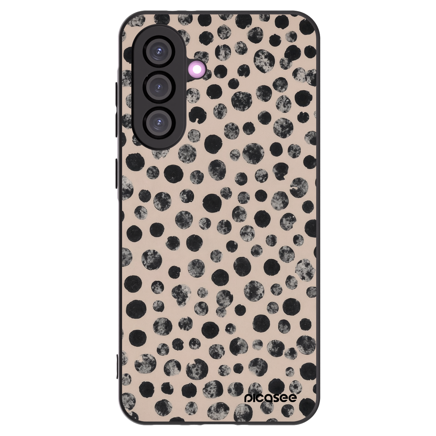 Picasee fekete szilikon tok az alábbi mobiltelefonokra Samsung Galaxy A36 5G - Dots