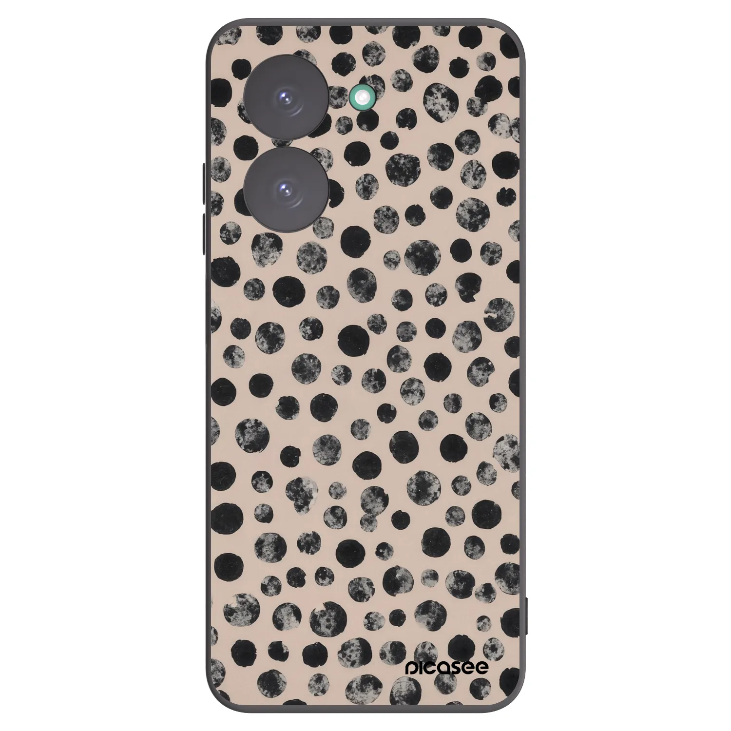 Picasee fekete szilikon tok az alábbi mobiltelefonokra Xiaomi Redmi A5 - Dots