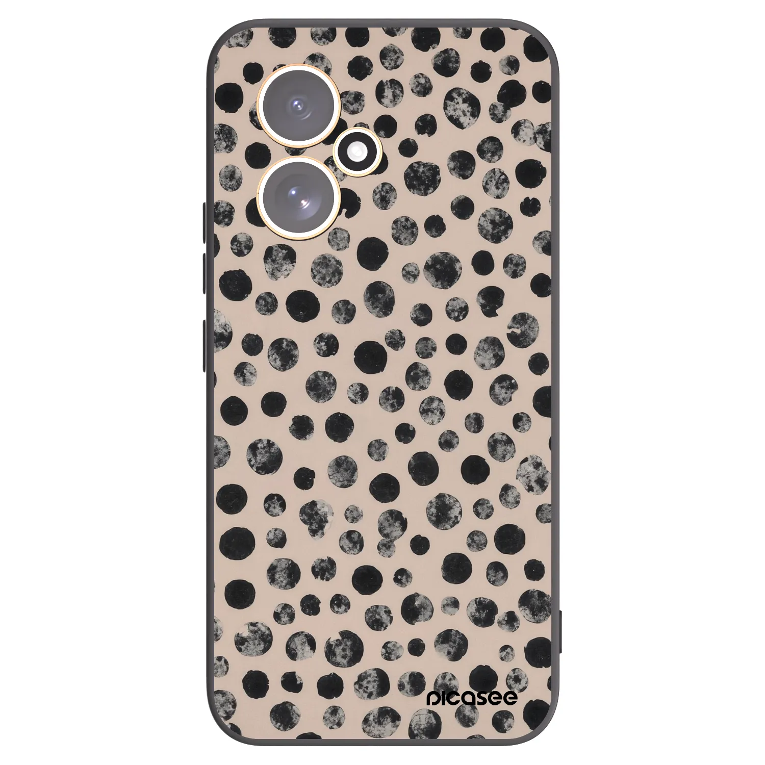 Picasee fekete szilikon tok az alábbi mobiltelefonokra Honor 400 5G - Dots