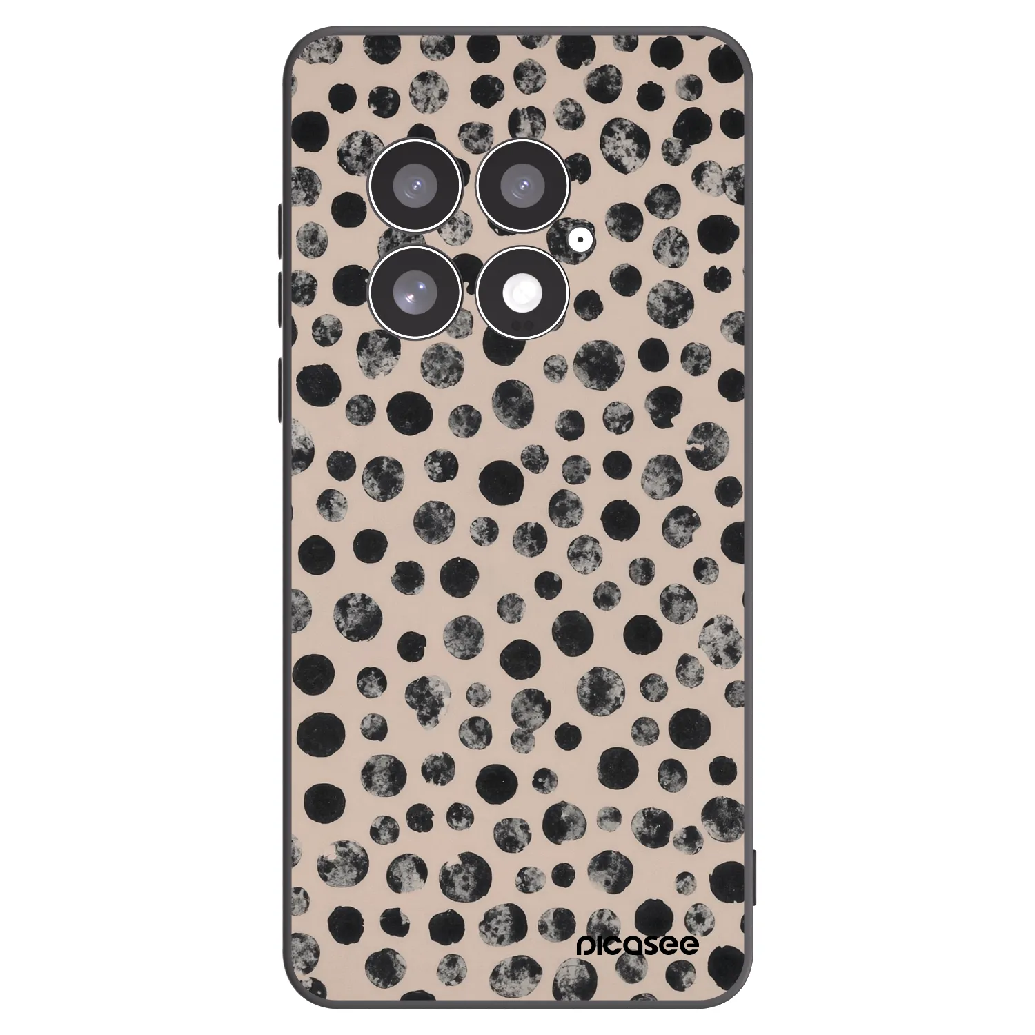 Picasee fekete szilikon tok az alábbi mobiltelefonokra OnePlus 13 5G - Dots