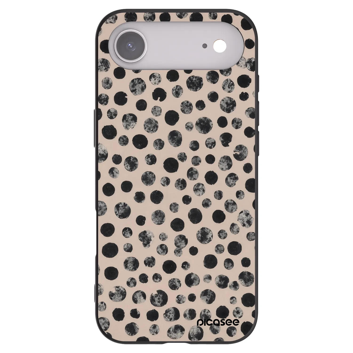 Picasee fekete szilikon tok az alábbi mobiltelefonokra Apple iPhone Air - Dots