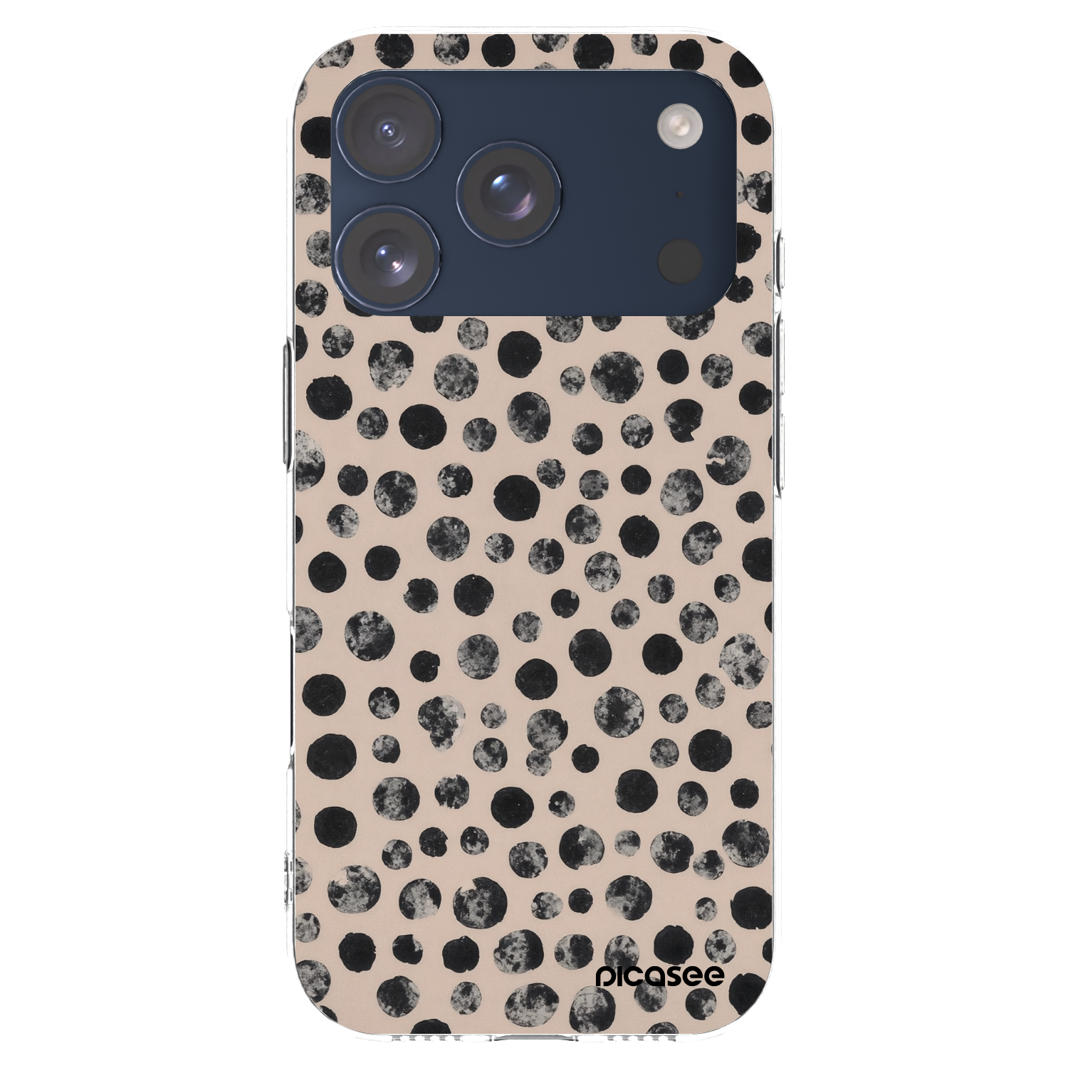 Picasee átlátszó szilikon tok az alábbi mobiltelefonokra Apple iPhone 17 Pro - Dots
