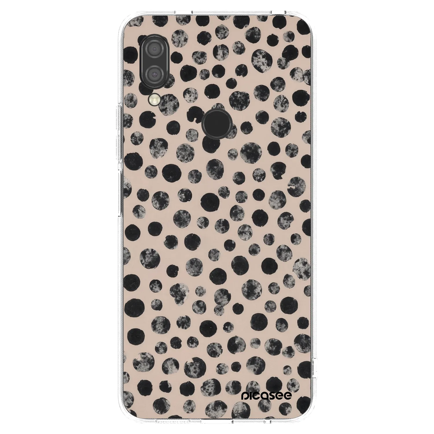 Picasee átlátszó szilikon tok az alábbi mobiltelefonokra Xiaomi Redmi 7 - Dots