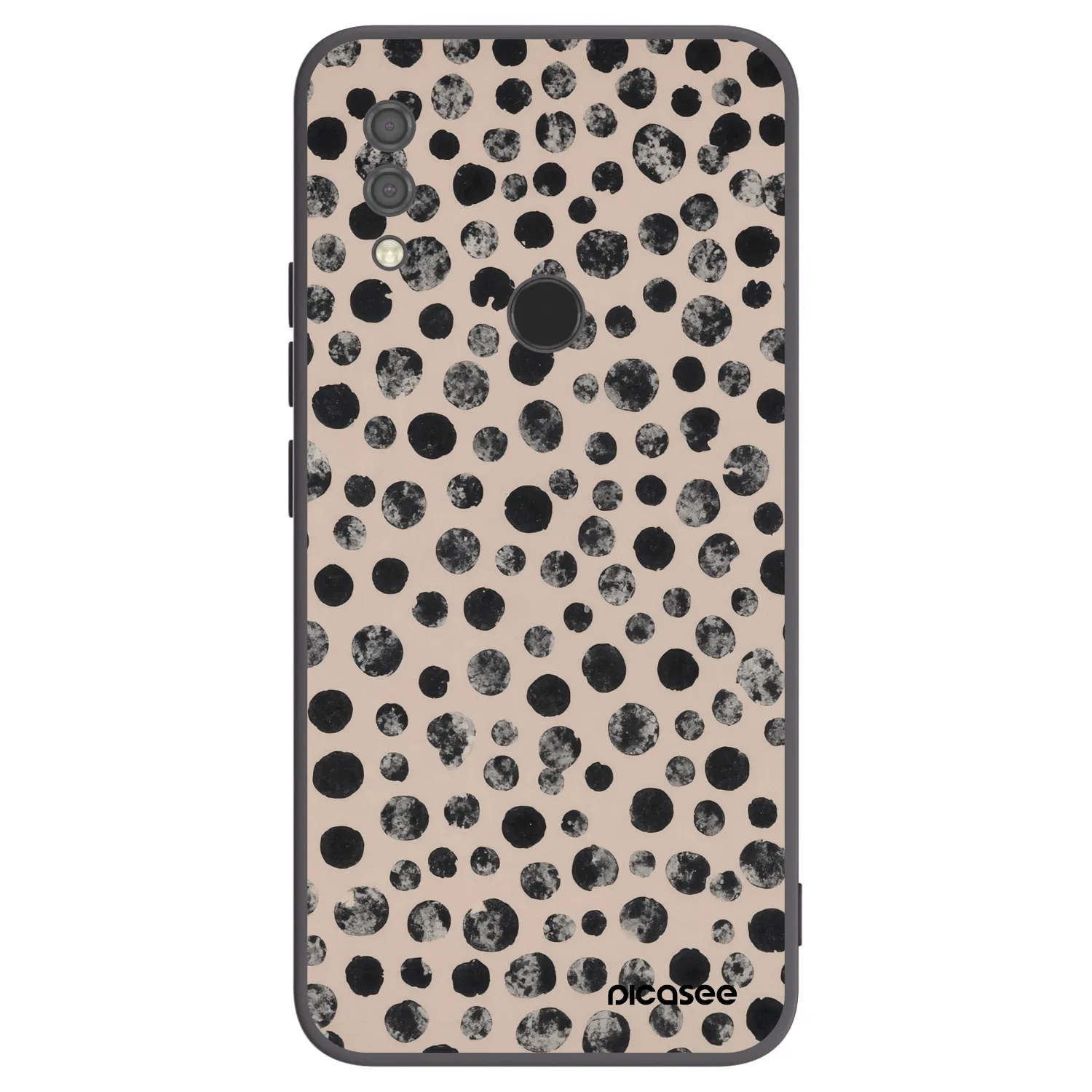 Picasee fekete szilikon tok az alábbi mobiltelefonokra Xiaomi Redmi 7 - Dots