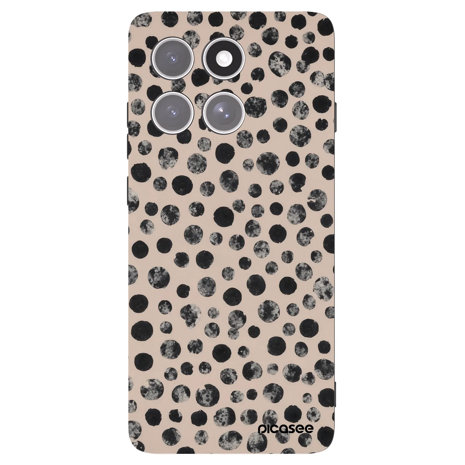 Picasee fekete szilikon tok az alábbi mobiltelefonokra Motorola Edge 60 Pro - Dots