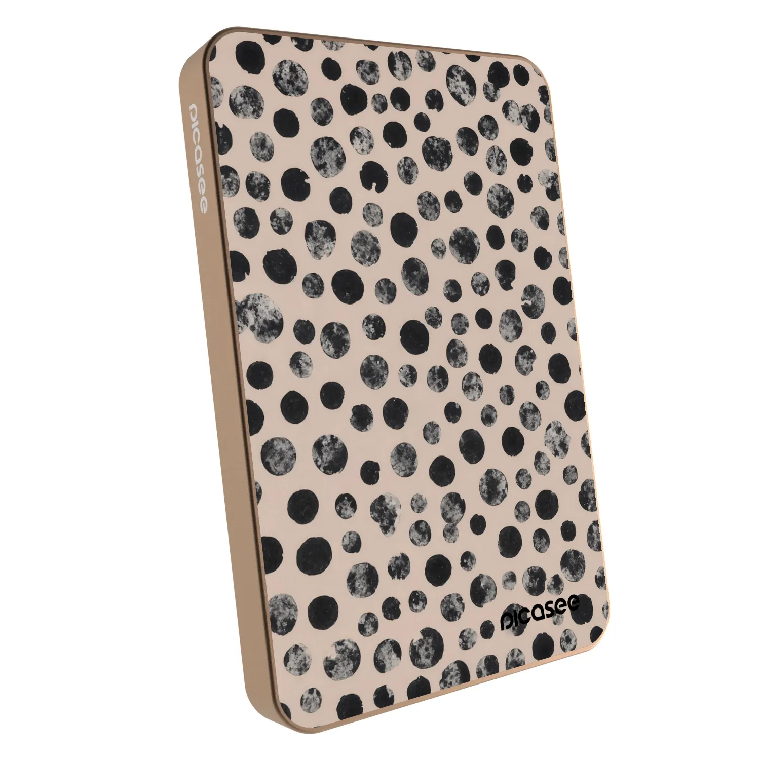 Picasee Powerbank MagSafe 5 000 mAh Aranysárga - Dots