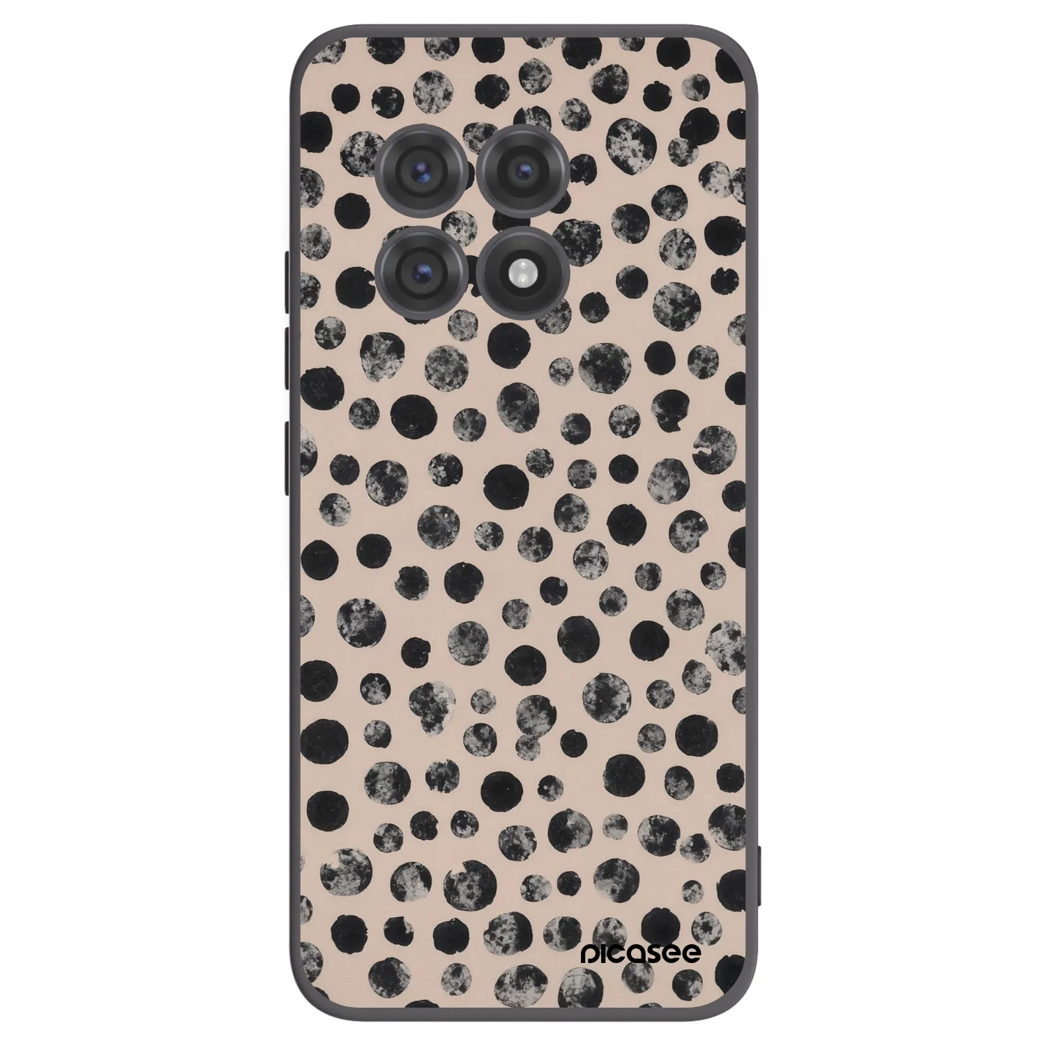 Picasee fekete szilikon tok az alábbi mobiltelefonokra OnePlus 13R 5G - Dots