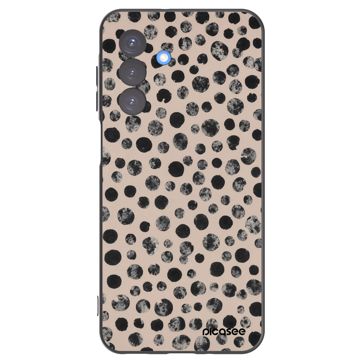 Picasee fekete szilikon tok az alábbi mobiltelefonokra Samsung Galaxy A17 5G - Dots