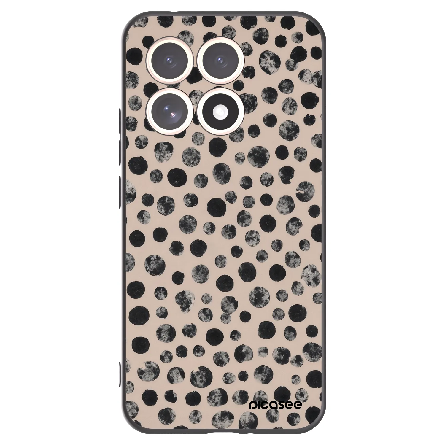 Picasee fekete szilikon tok az alábbi mobiltelefonokra Xiaomi 15T - Dots