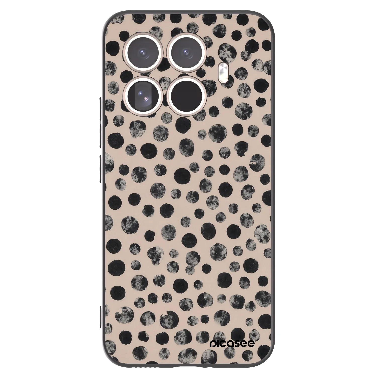 Picasee fekete szilikon tok az alábbi mobiltelefonokra Xiaomi 15T Pro - Dots