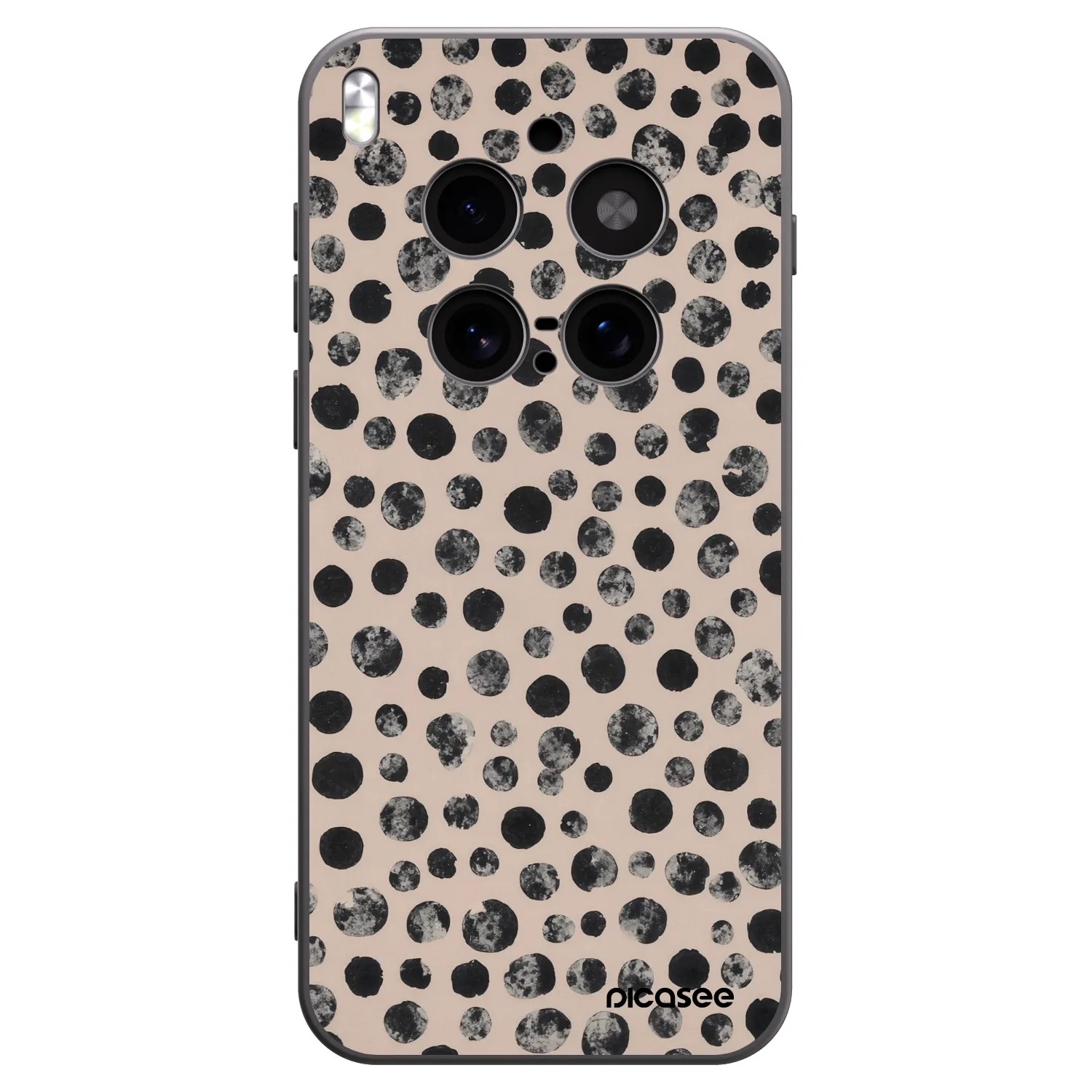 Picasee fekete szilikon tok az alábbi mobiltelefonokra Vivo X300 Pro - Dots