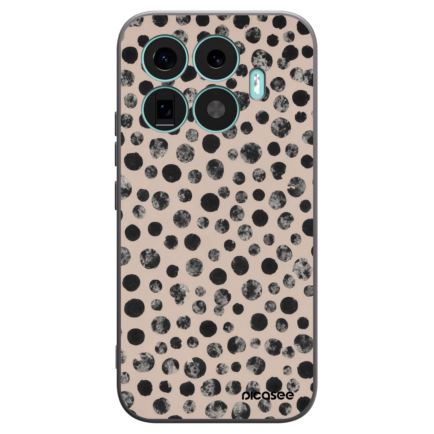 Picasee fekete szilikon tok az alábbi mobiltelefonokra Xiaomi 17T - Dots