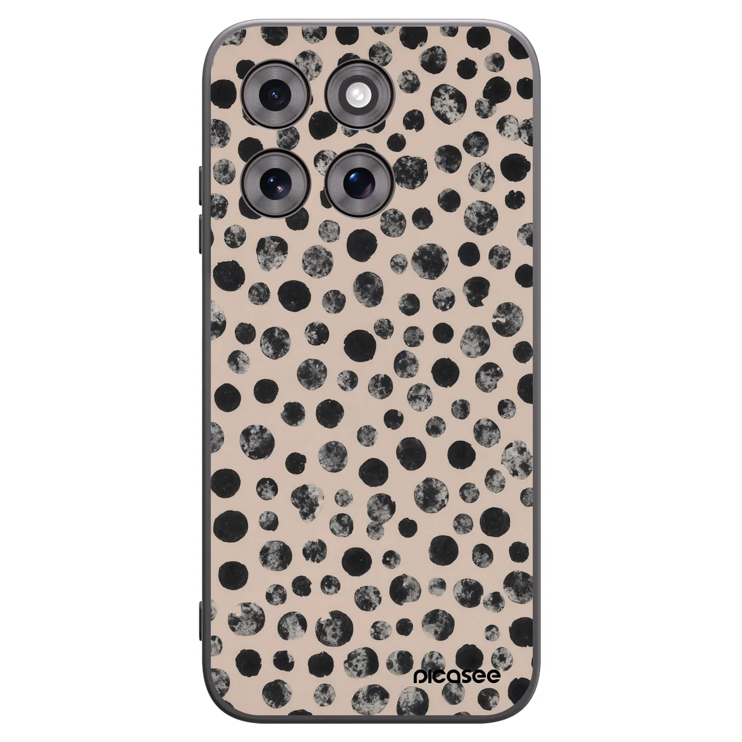Picasee fekete szilikon tok az alábbi mobiltelefonokra Motorola Moto G77 - Dots