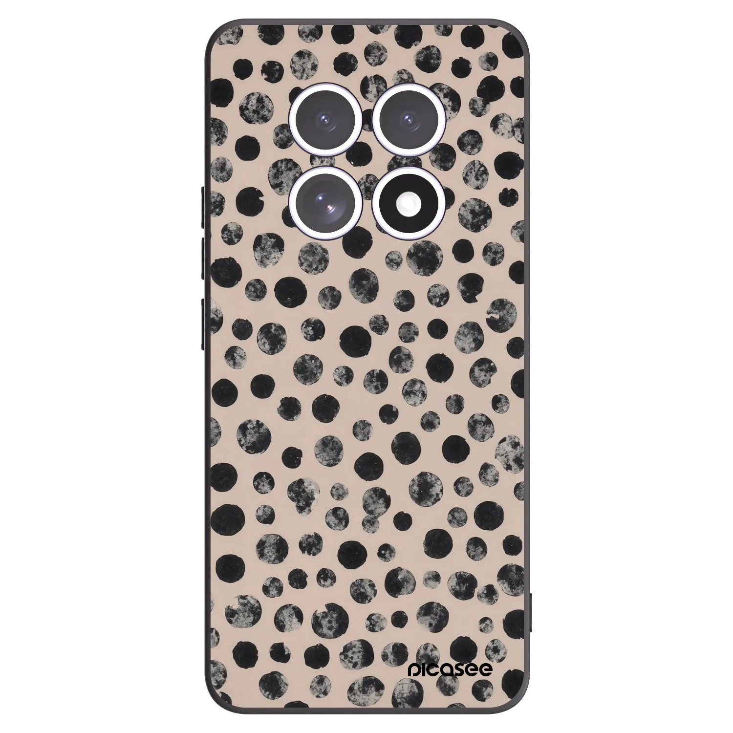 Picasee fekete szilikon tok az alábbi mobiltelefonokra Xiaomi Redmi Note 15 5G - Dots