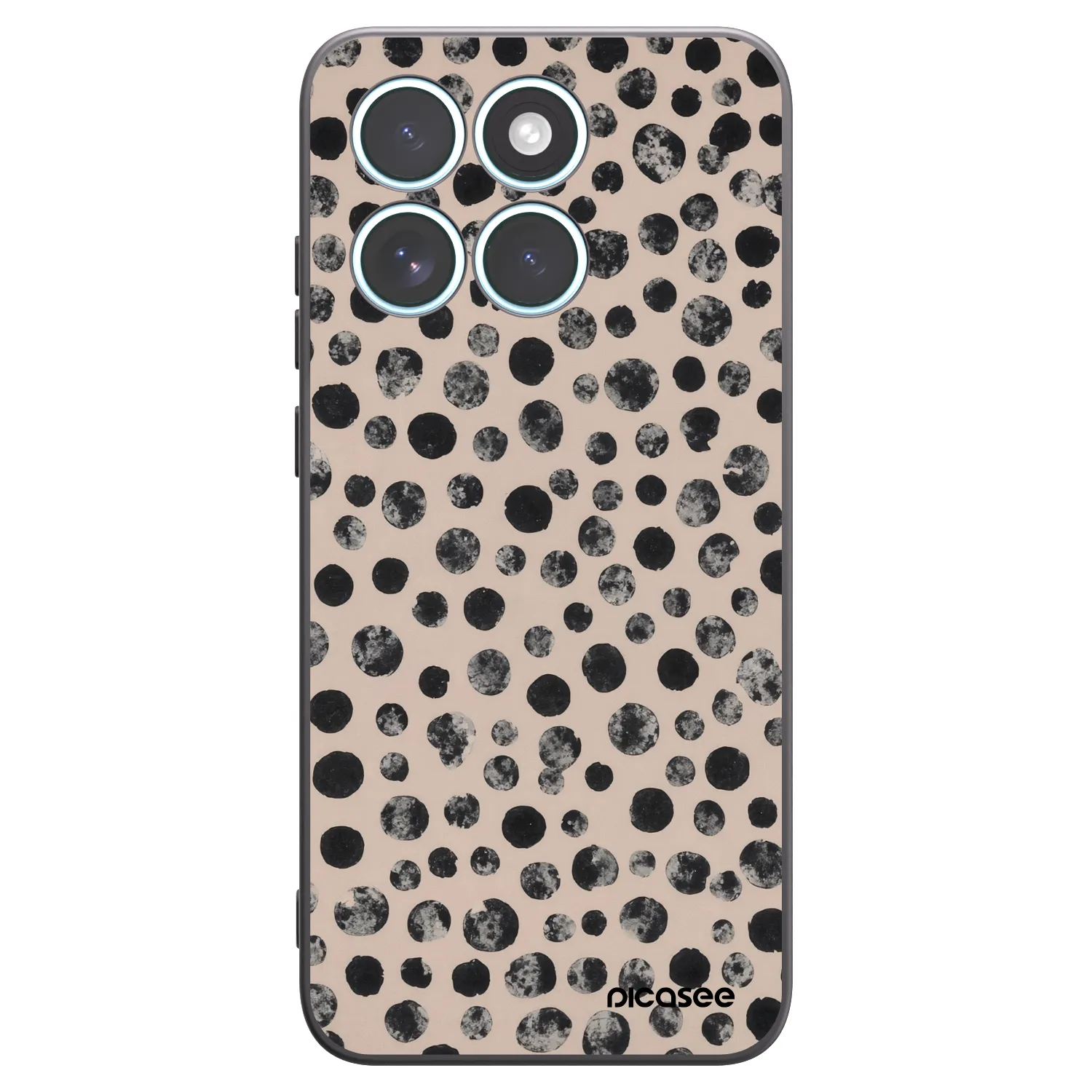 Picasee fekete szilikon tok az alábbi mobiltelefonokra Motorola Edge 70 Fusion - Dots