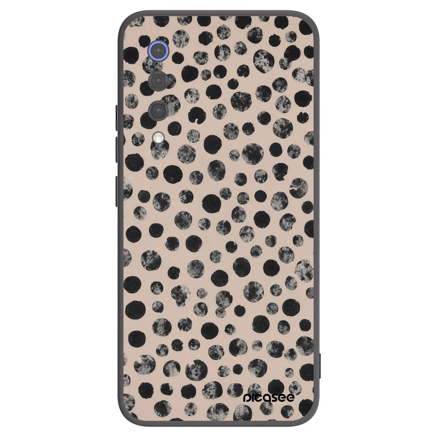 Picasee fekete szilikon tok az alábbi mobiltelefonokra Xiaomi Mi 9 SE - Dots