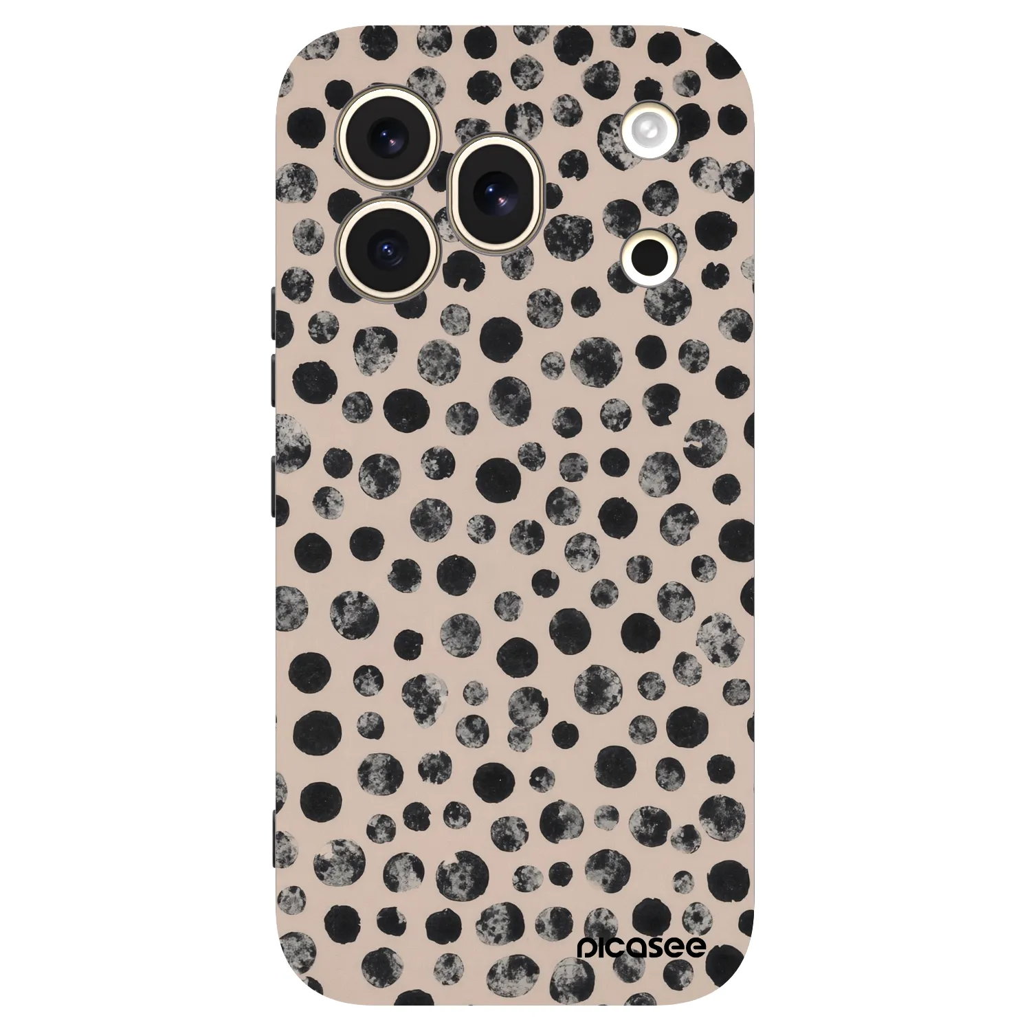 Picasee fekete szilikon tok az alábbi mobiltelefonokra Honor 600 Pro - Dots