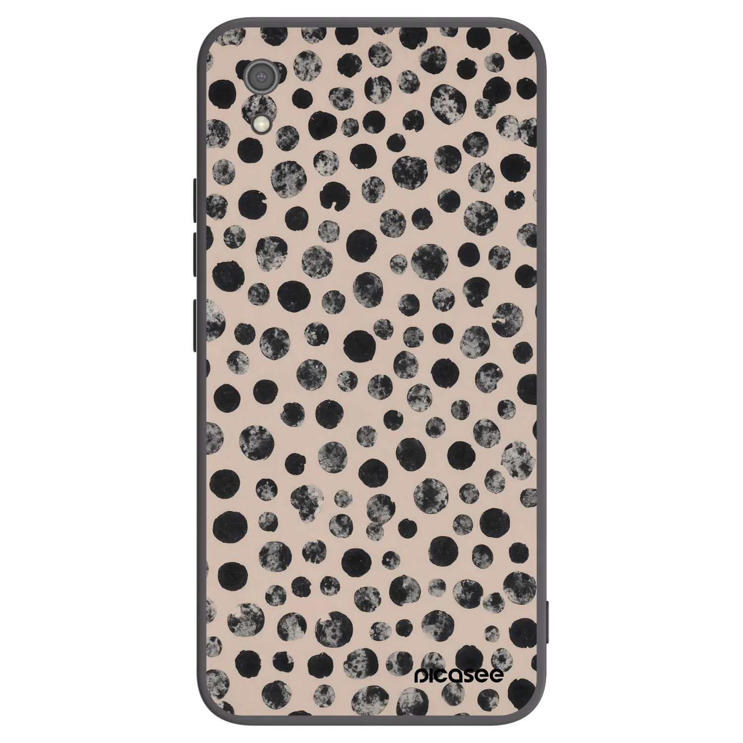 Picasee fekete szilikon tok az alábbi mobiltelefonokra Xiaomi Redmi 7A - Dots