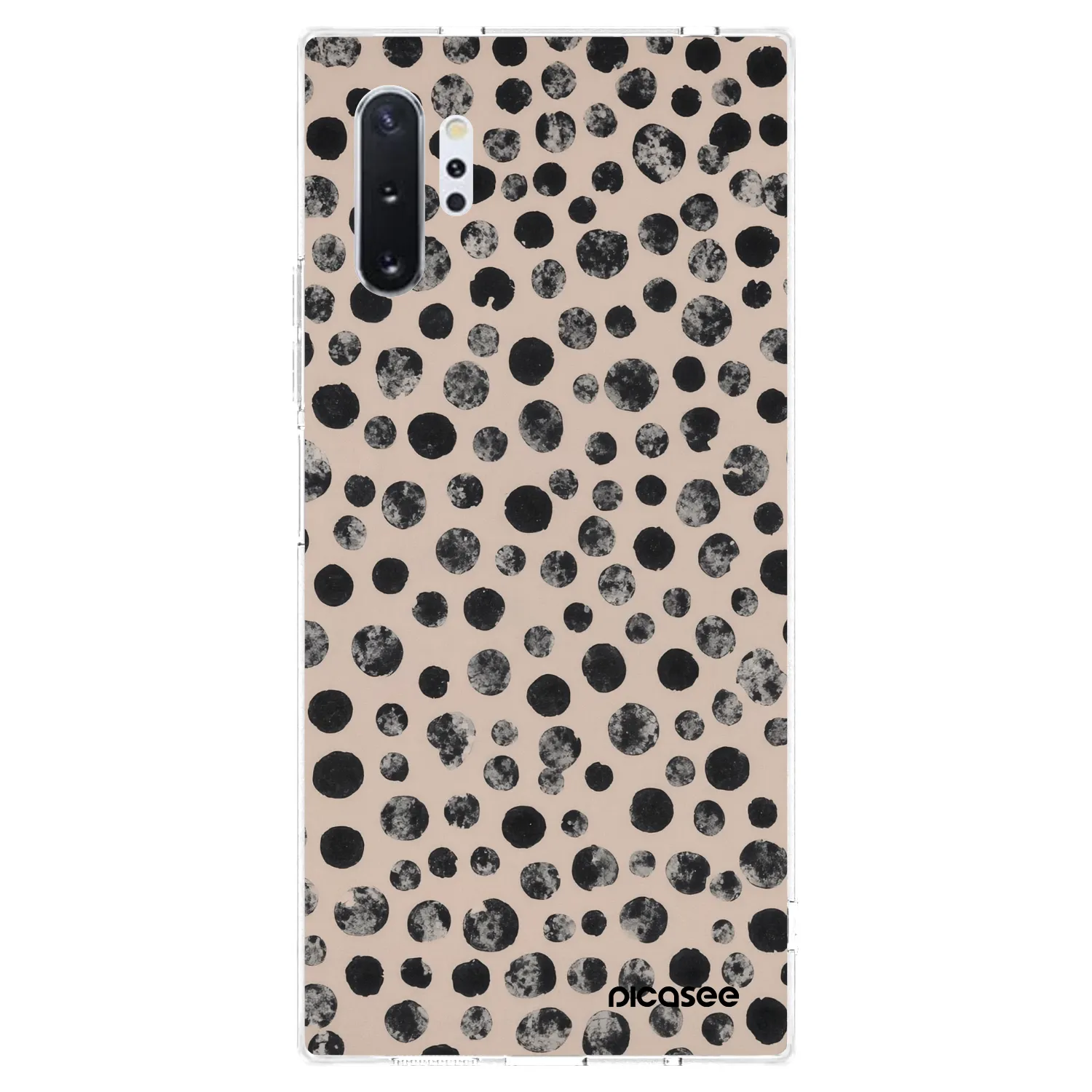Picasee átlátszó szilikon tok az alábbi mobiltelefonokra Samsung Galaxy Note 10+ N975F - Dots
